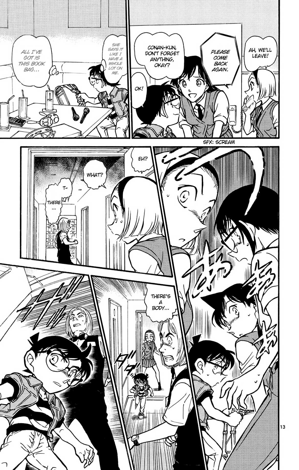 Detective Conan Chapter 619 page 14 - Chapter 619: Suspicious Eisuke