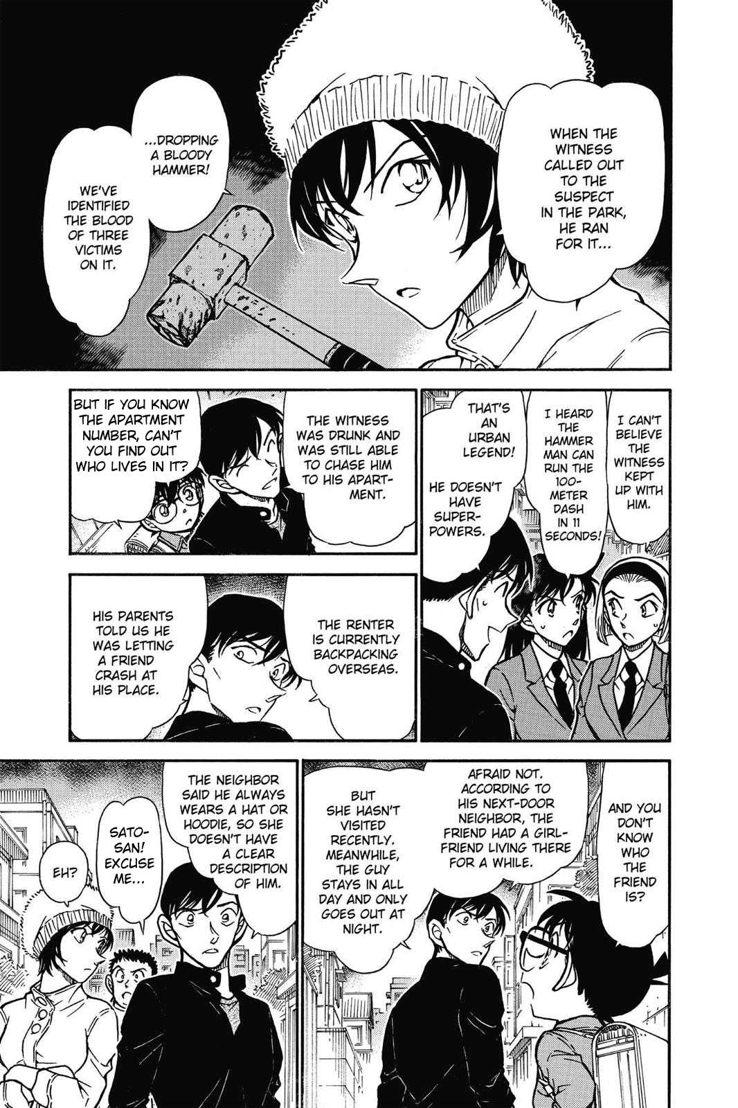Detective Conan Chapter 625 page 10 - Chapter 625: The Hammer Man