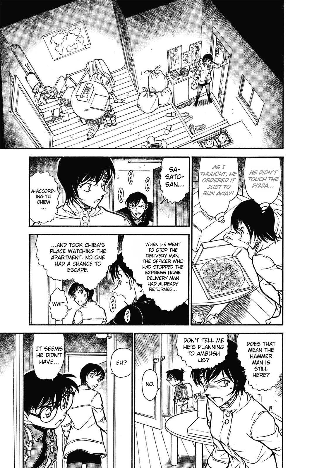 Detective Conan Chapter 625 page 14 - Chapter 625: The Hammer Man