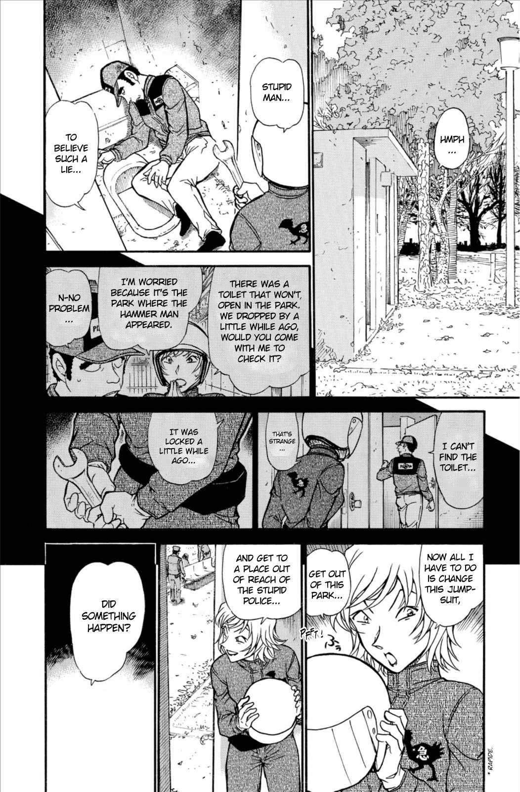 Detective Conan Chapter 627 page 11 - Chapter 627: Hammer Man's Identity