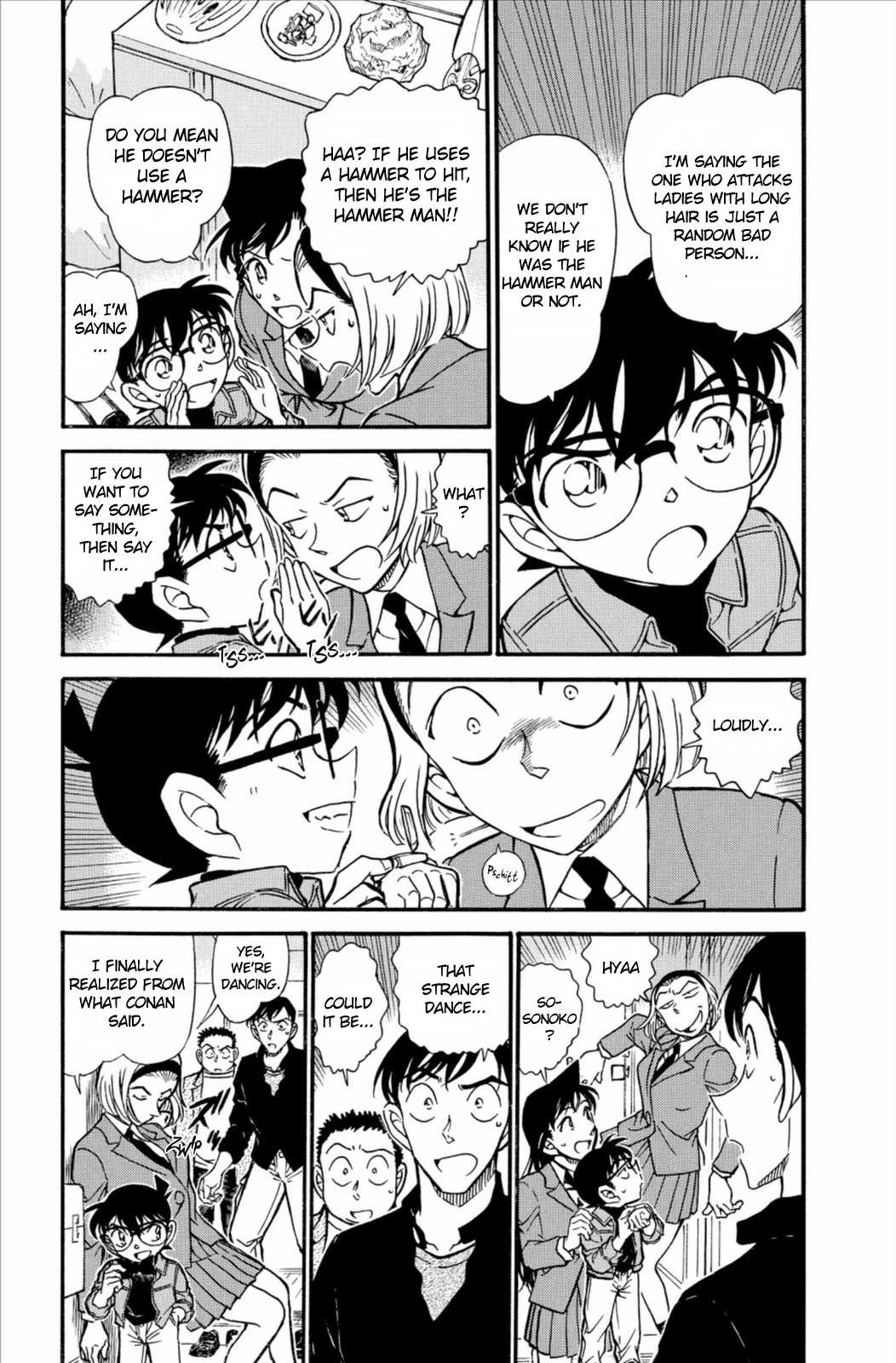 Detective Conan Chapter 627 page 4 - Chapter 627: Hammer Man's Identity