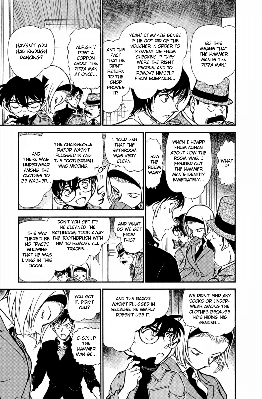 Detective Conan Chapter 627 page 8 - Chapter 627: Hammer Man's Identity
