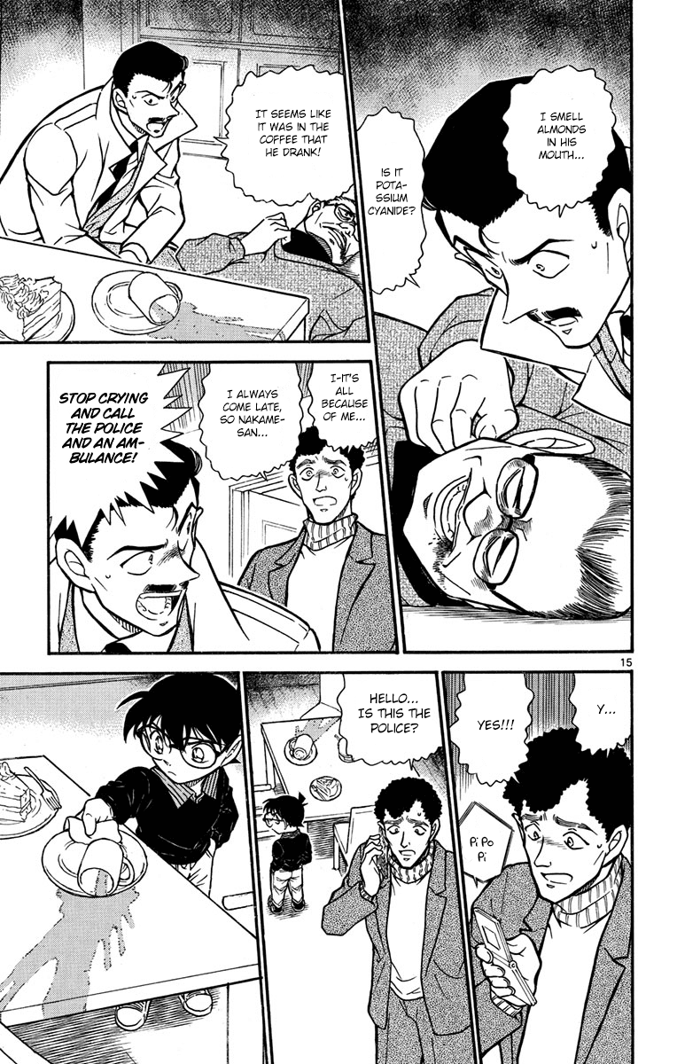 Detective Conan Chapter 628 page 16 - Chapter 628: Coffee with Murderous Intent