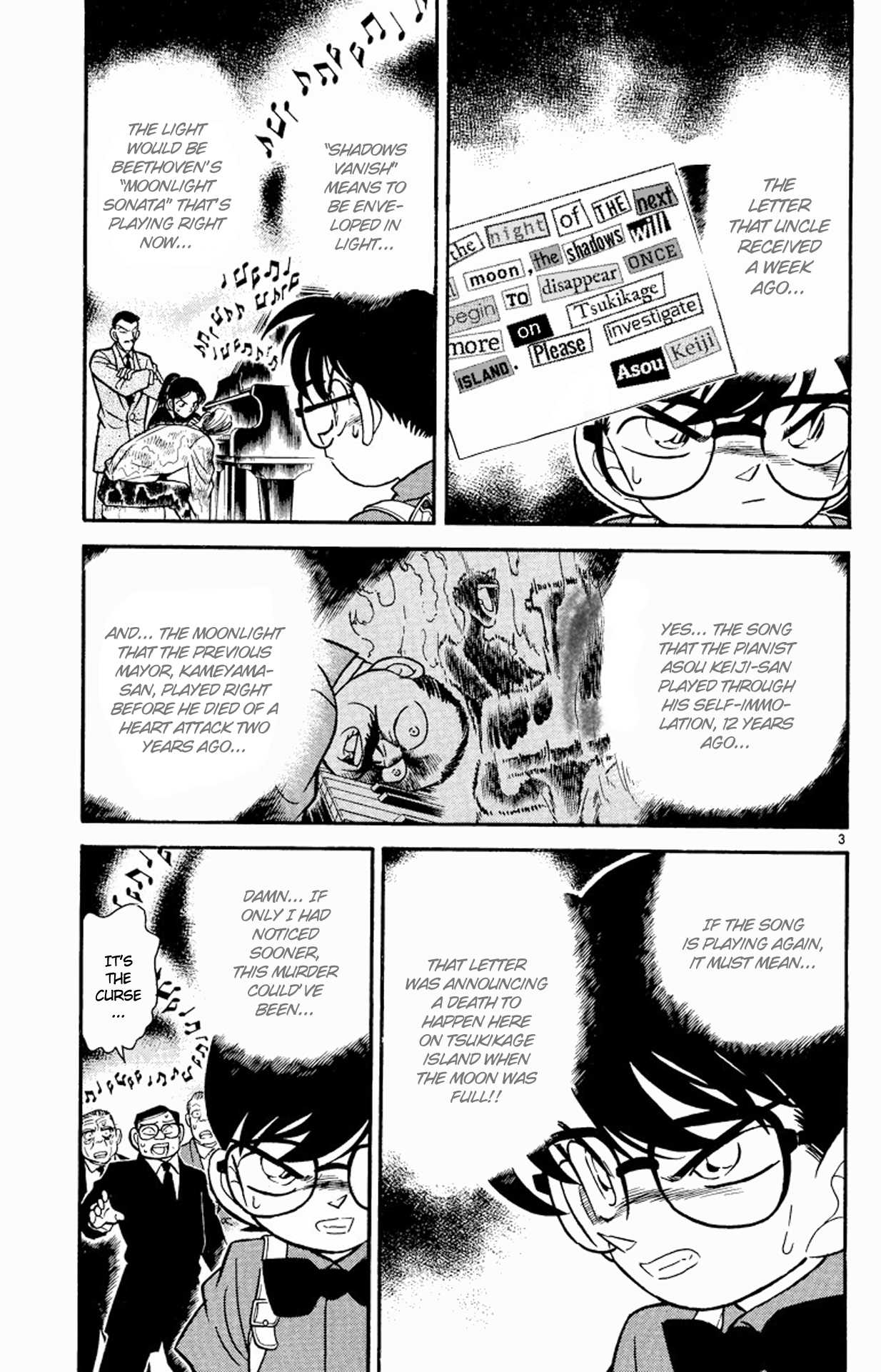 Detective Conan Chapter 63 page 4 - Chapter 63: The Piano's Curse