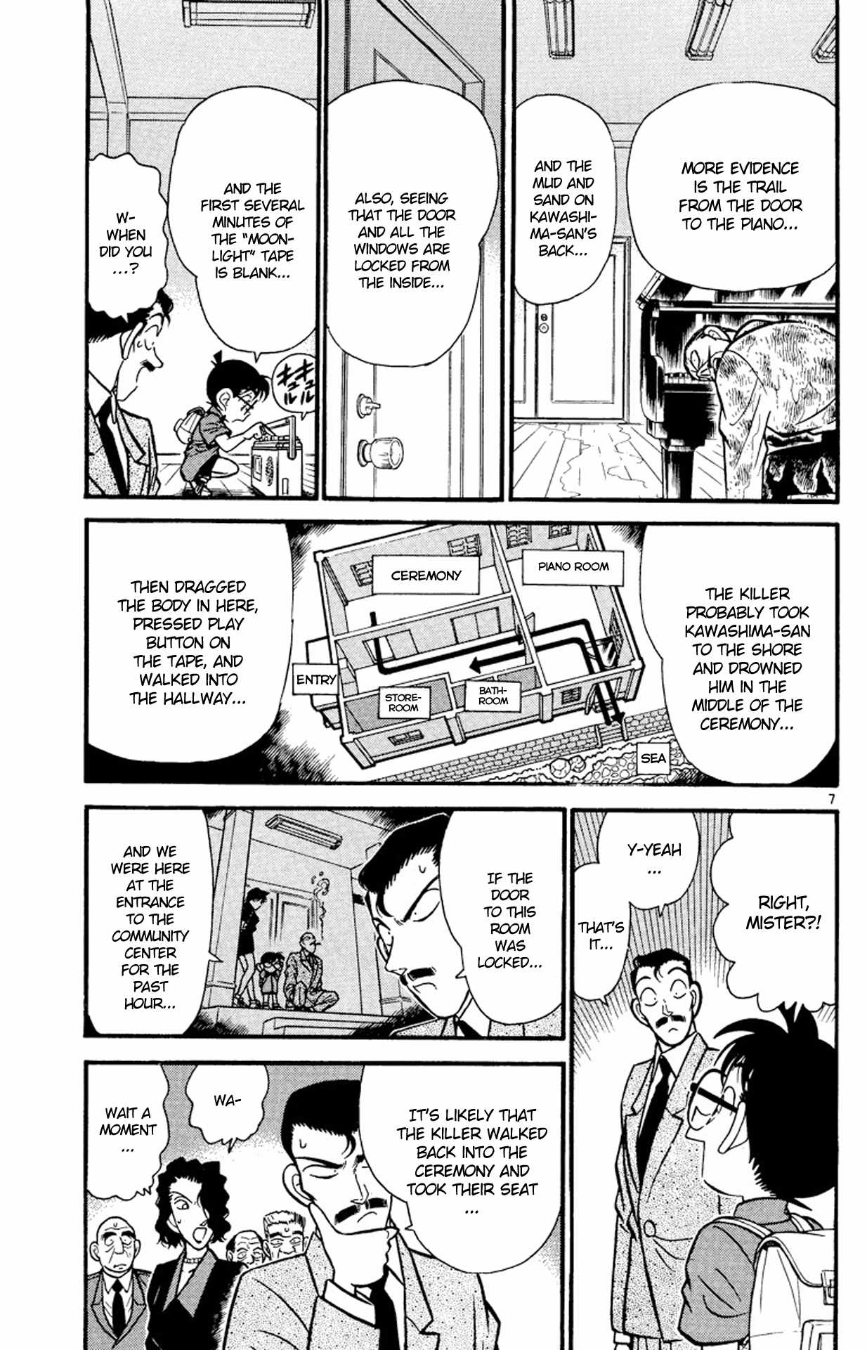 Detective Conan Chapter 63 page 8 - Chapter 63: The Piano's Curse