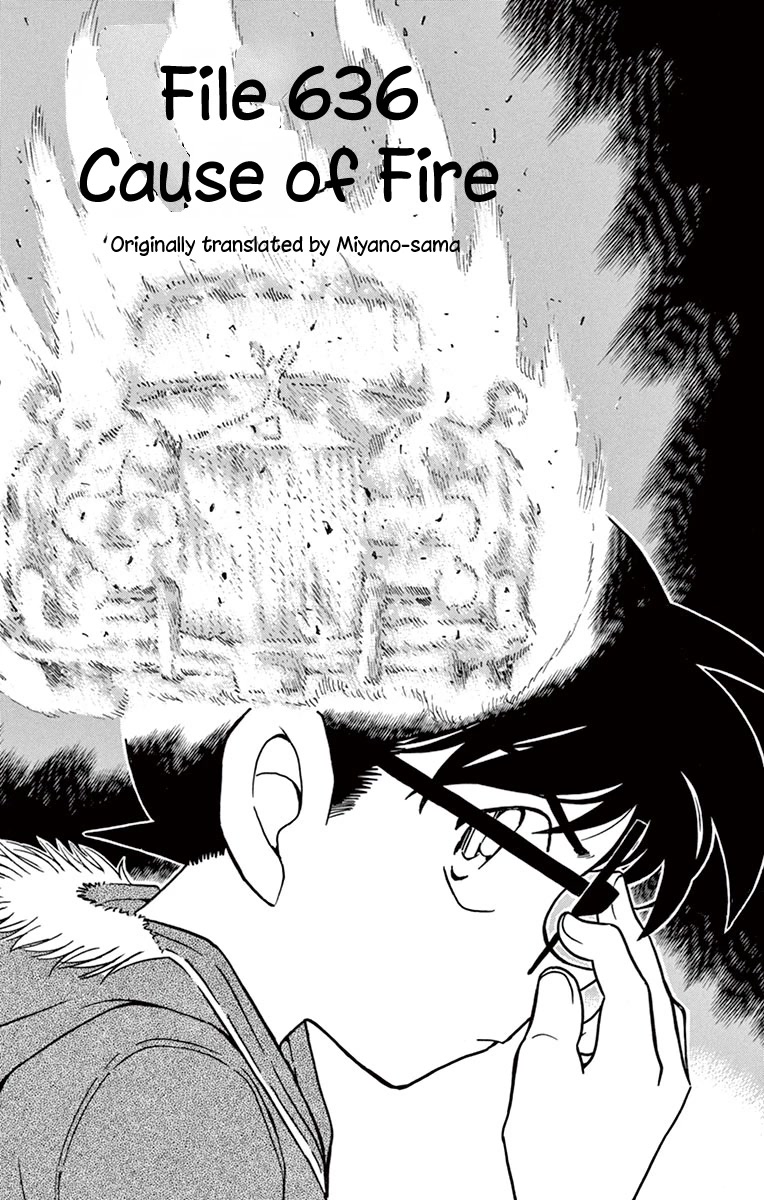 Detective Conan Chapter 636 page 2 - Chapter 636: Cause of Fire