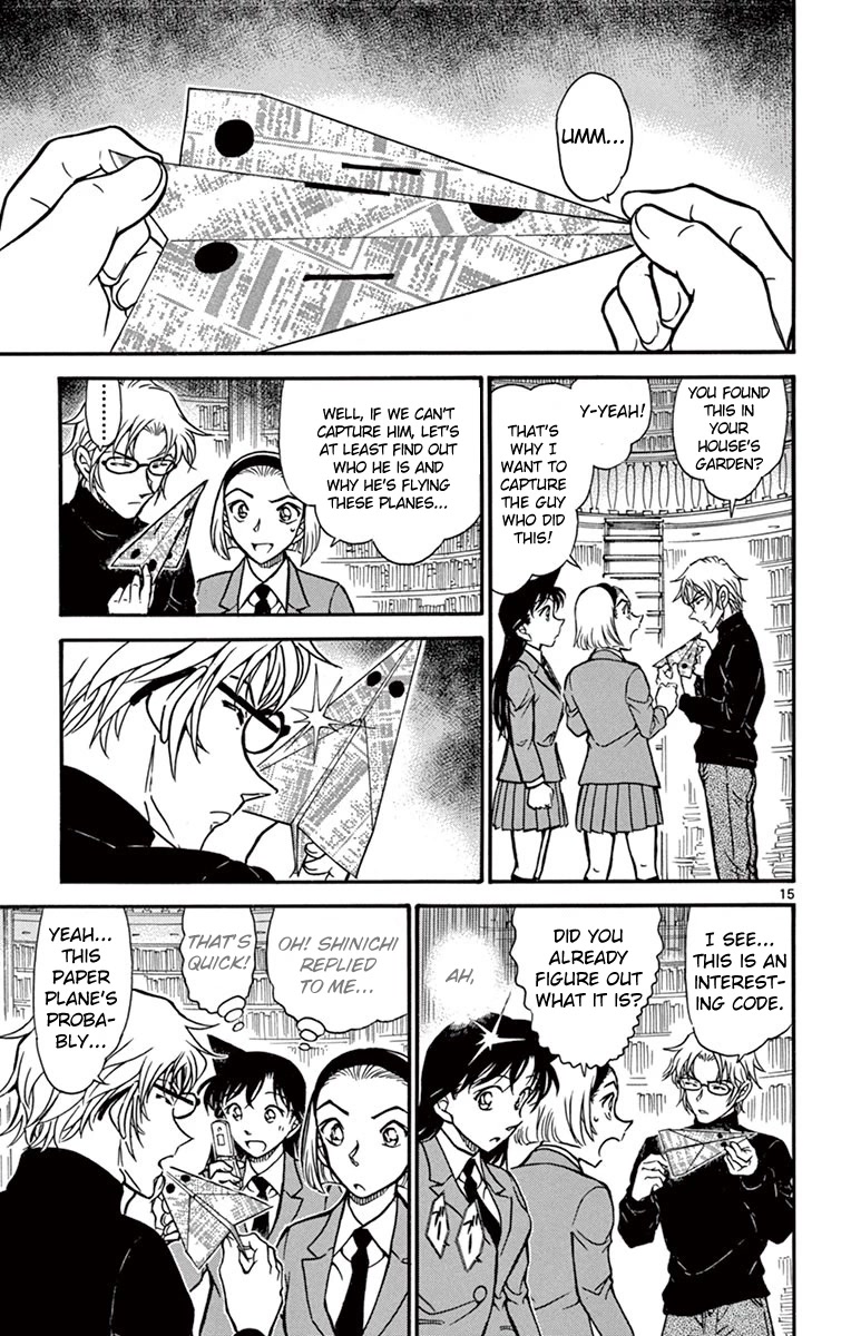 Detective Conan Chapter 638 page 16 - Chapter 638: Paper Plane