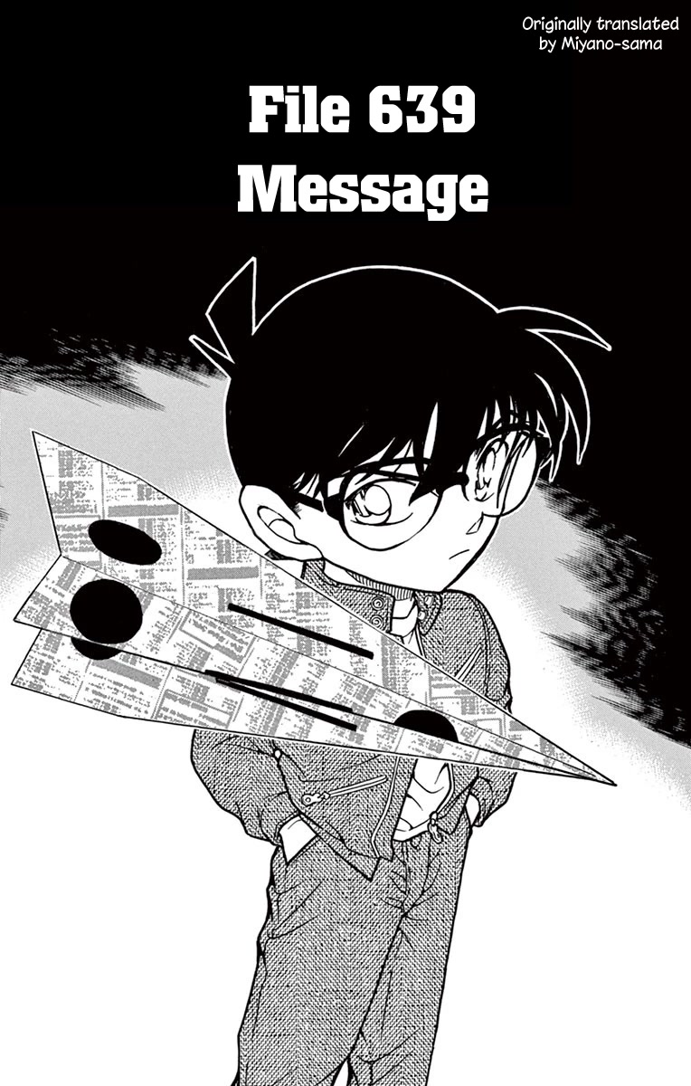 Detective Conan Chapter 639 page 2 - Chapter 639: Message
