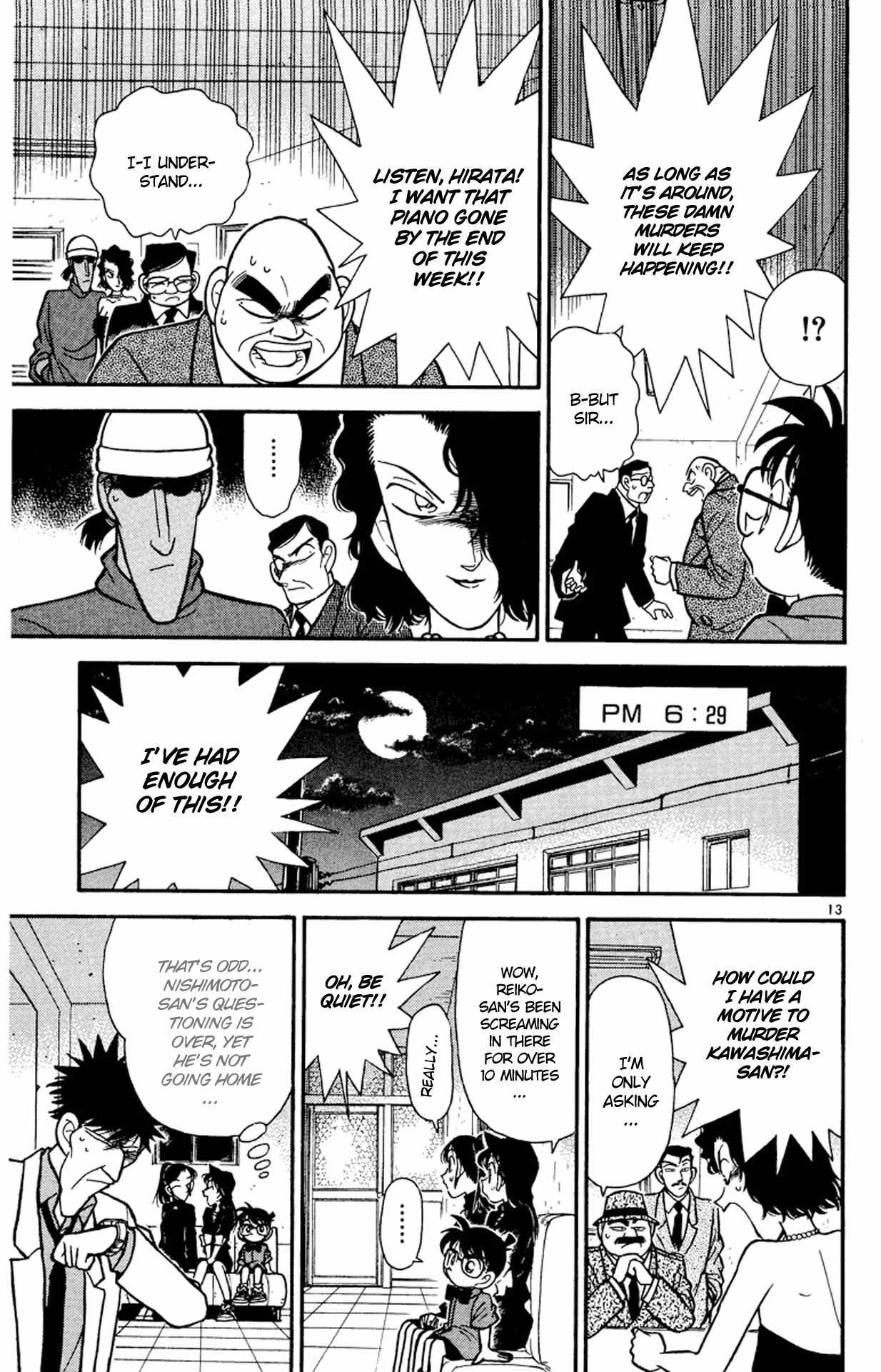 Detective Conan Chapter 64 page 14 - Chapter 64: The Musical Sheet Left Behind