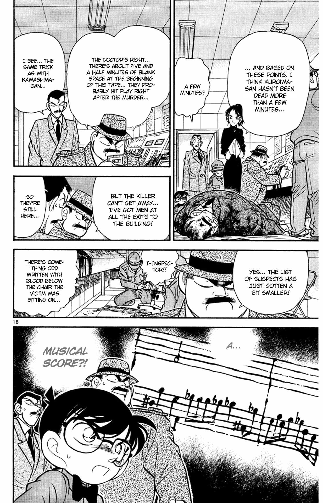 Detective Conan Chapter 64 page 19 - Chapter 64: The Musical Sheet Left Behind