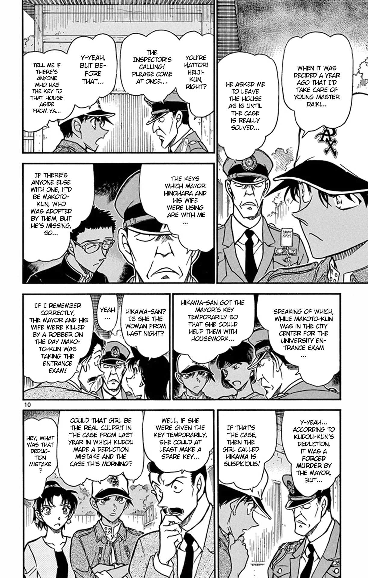 Detective Conan Chapter 649 page 11 - Chapter 649: Shiragami-Sama
