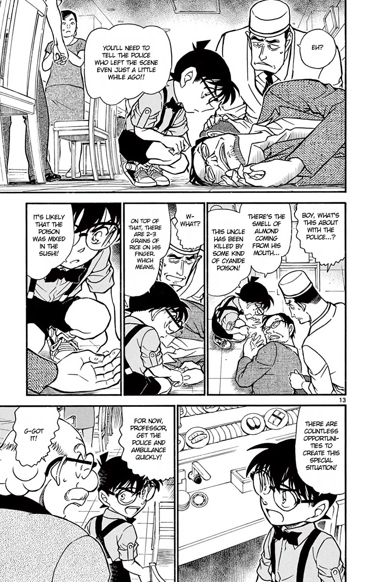 Detective Conan Chapter 655 page 14 - Chapter 655: The Revolving Weapon