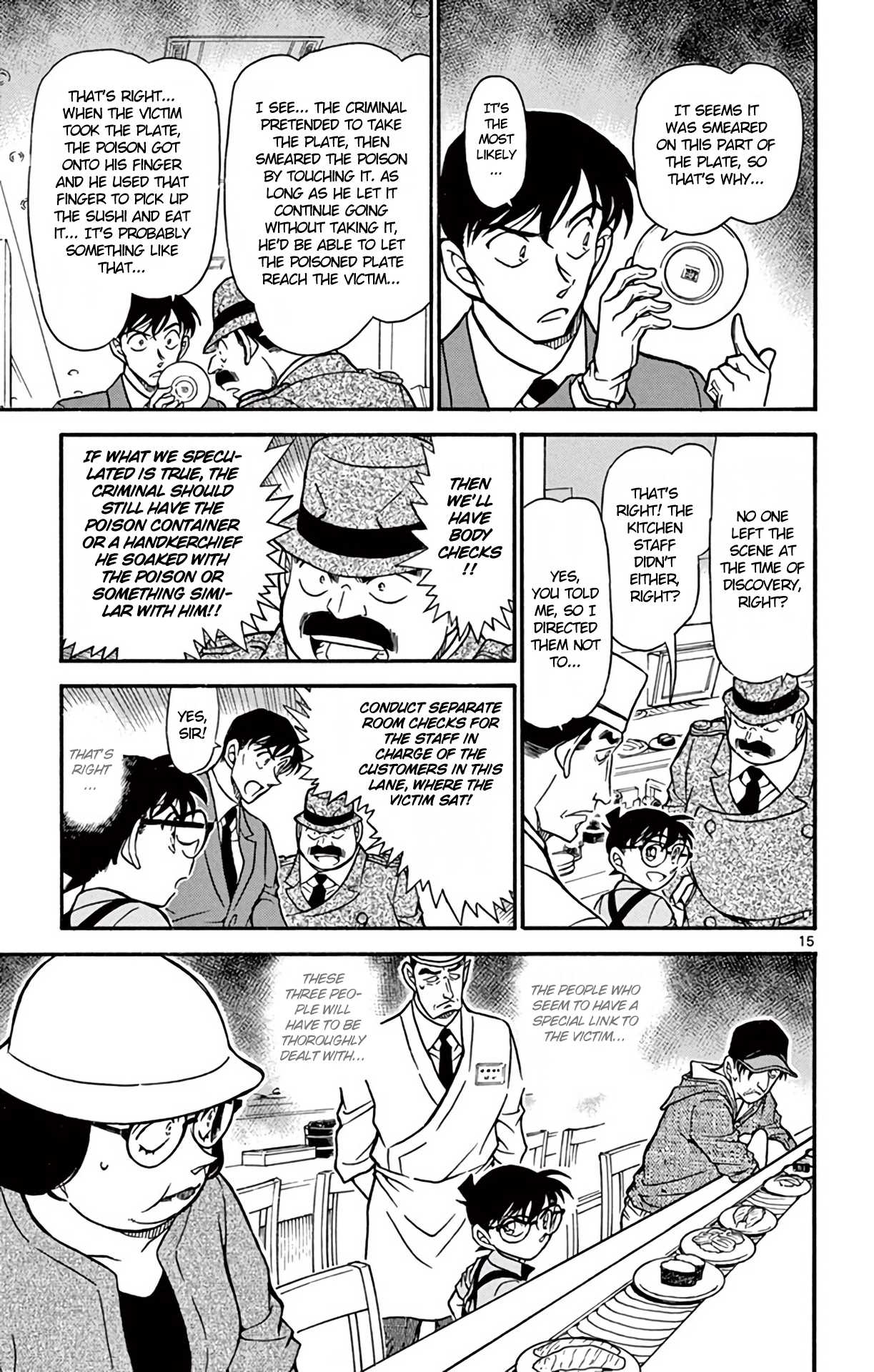 Detective Conan Chapter 655 page 16 - Chapter 655: The Revolving Weapon