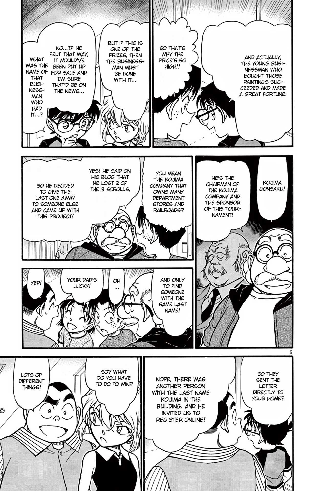 Detective Conan Chapter 658 page 6 - Chapter 658: Boar, Deer, Butterfly