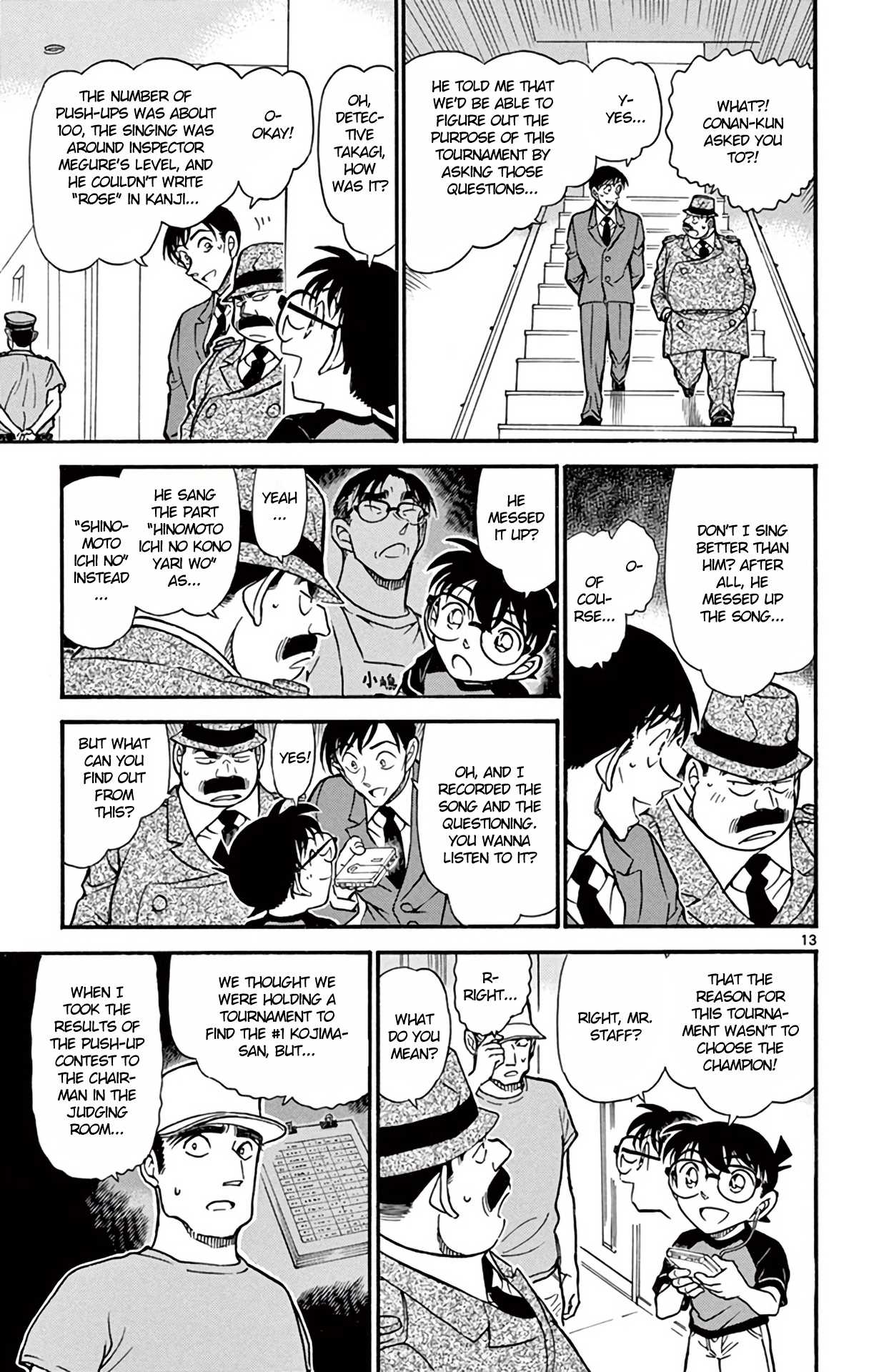 Detective Conan Chapter 659 page 14 - Chapter 659: 801, Shakuhachi & an Item