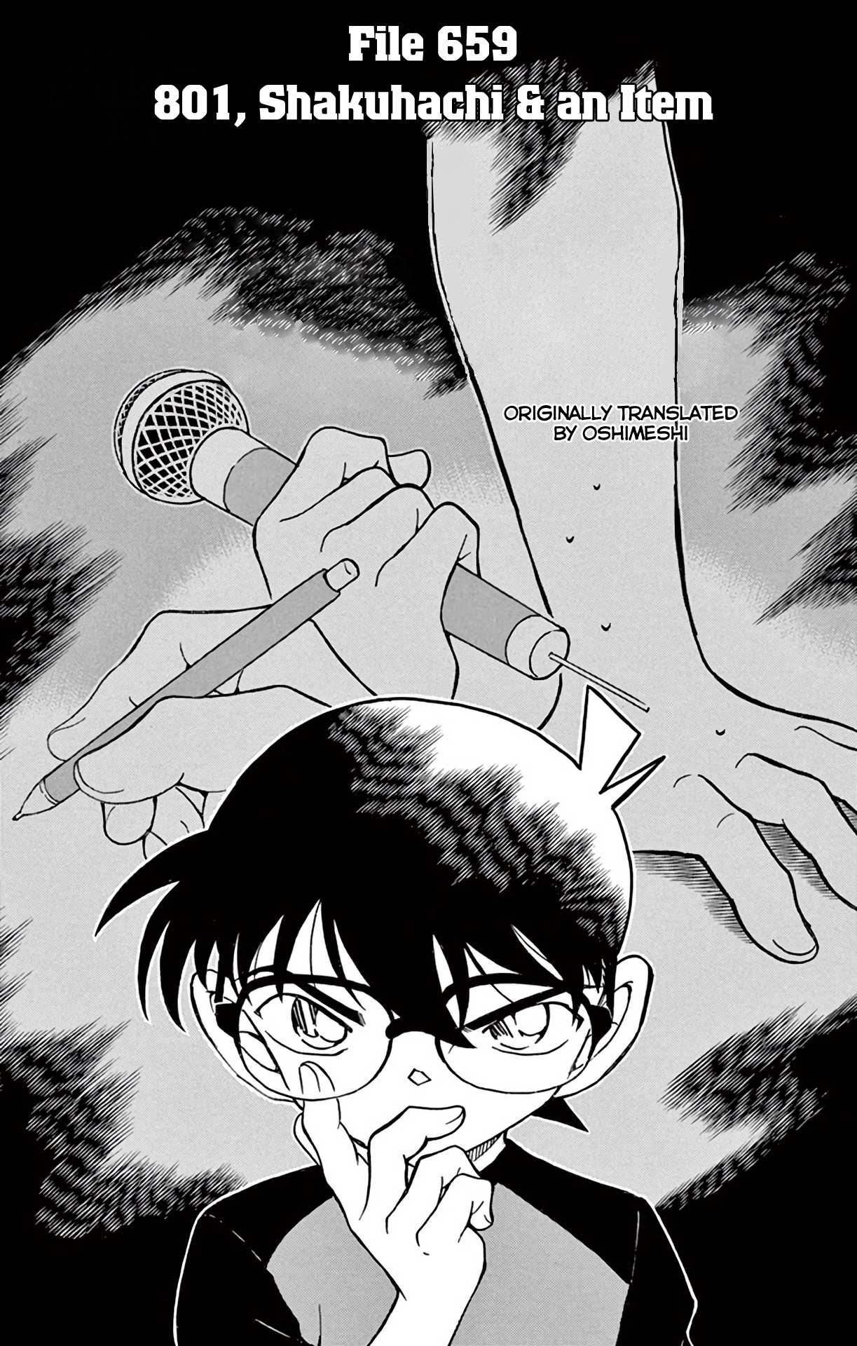 Detective Conan Chapter 659 page 2 - Chapter 659: 801, Shakuhachi & an Item