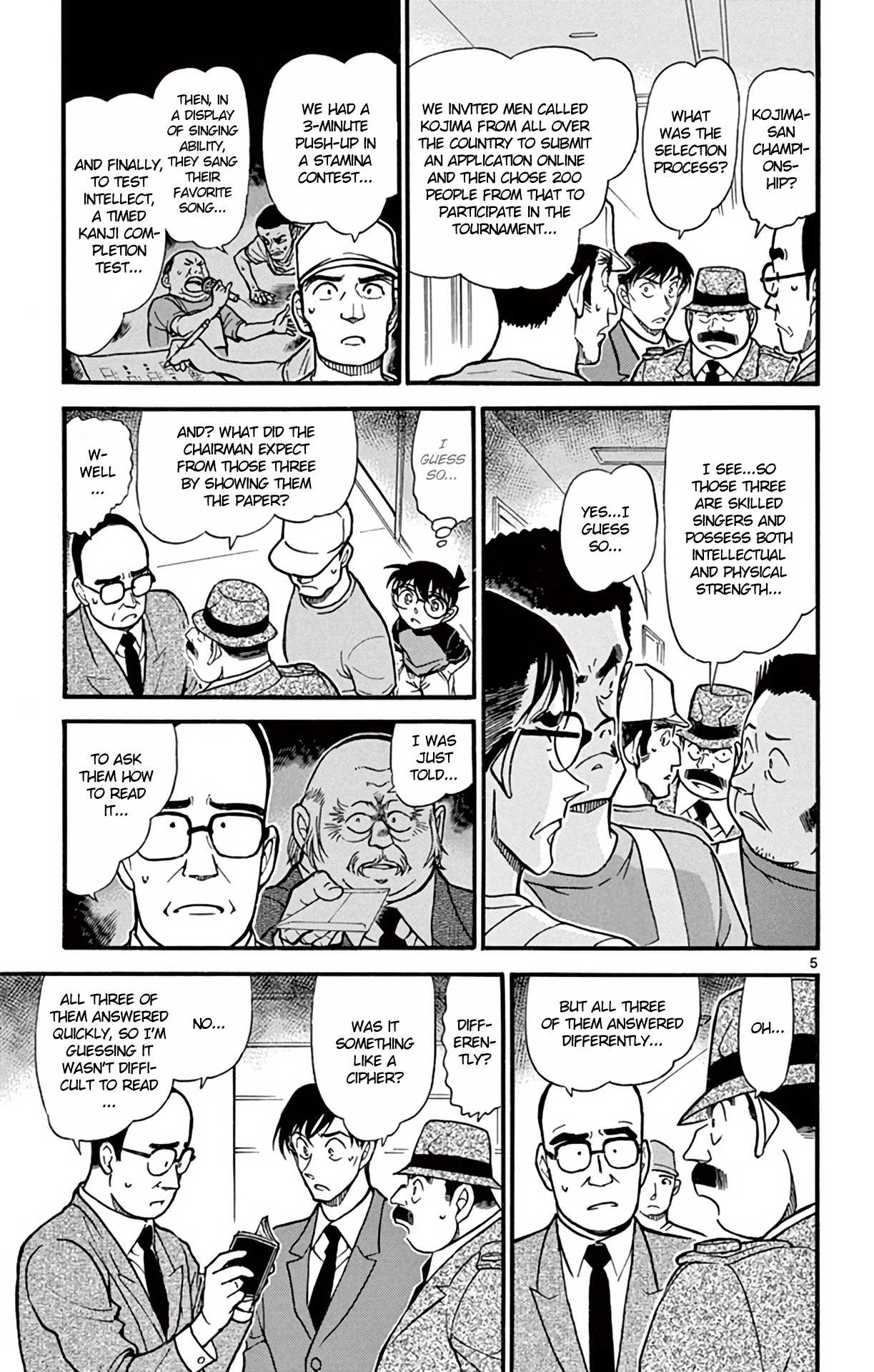 Detective Conan Chapter 659 page 6 - Chapter 659: 801, Shakuhachi & an Item