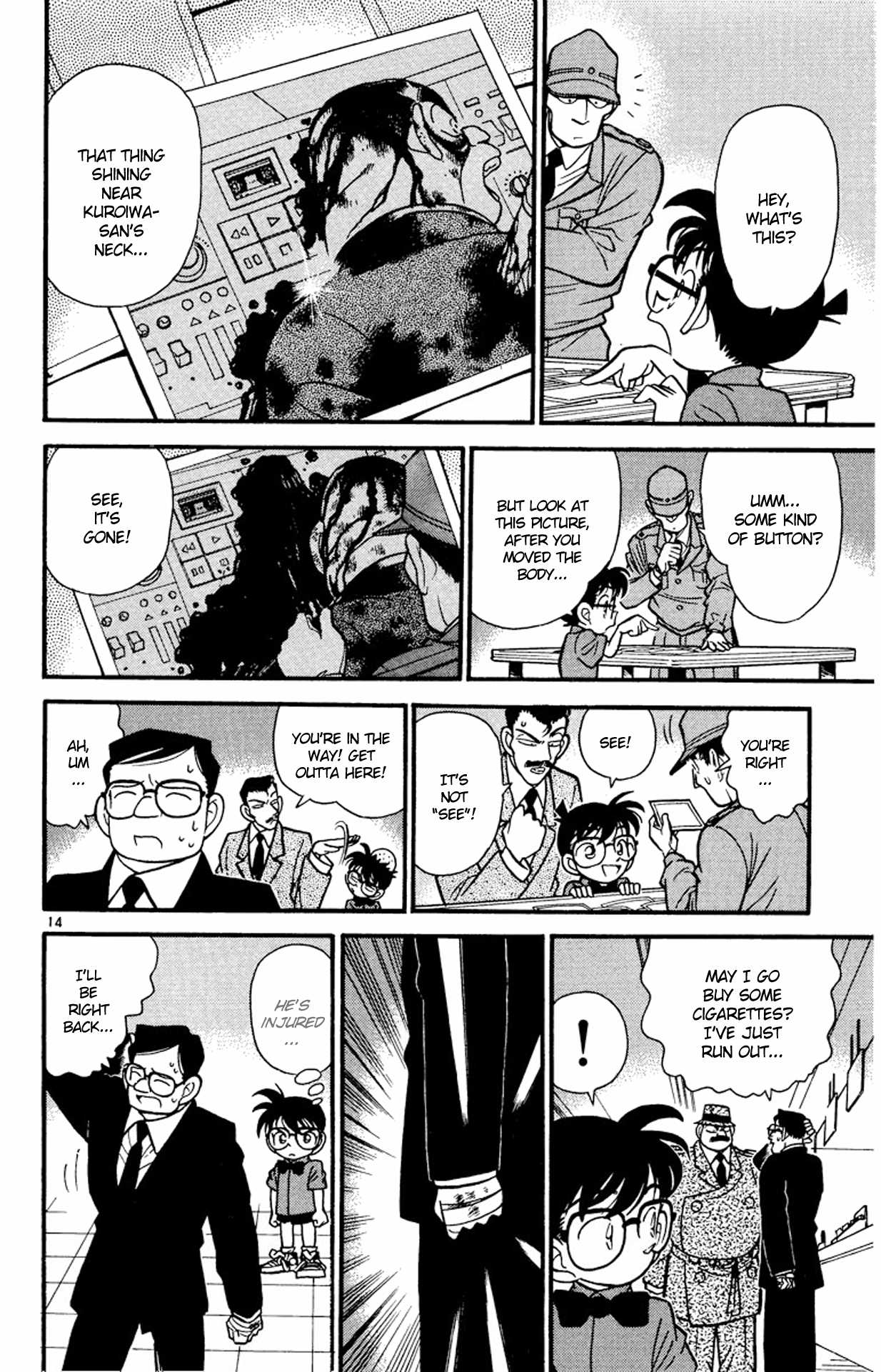 Detective Conan Chapter 66 page 15 - Chapter 66: The Blood-stained Button
