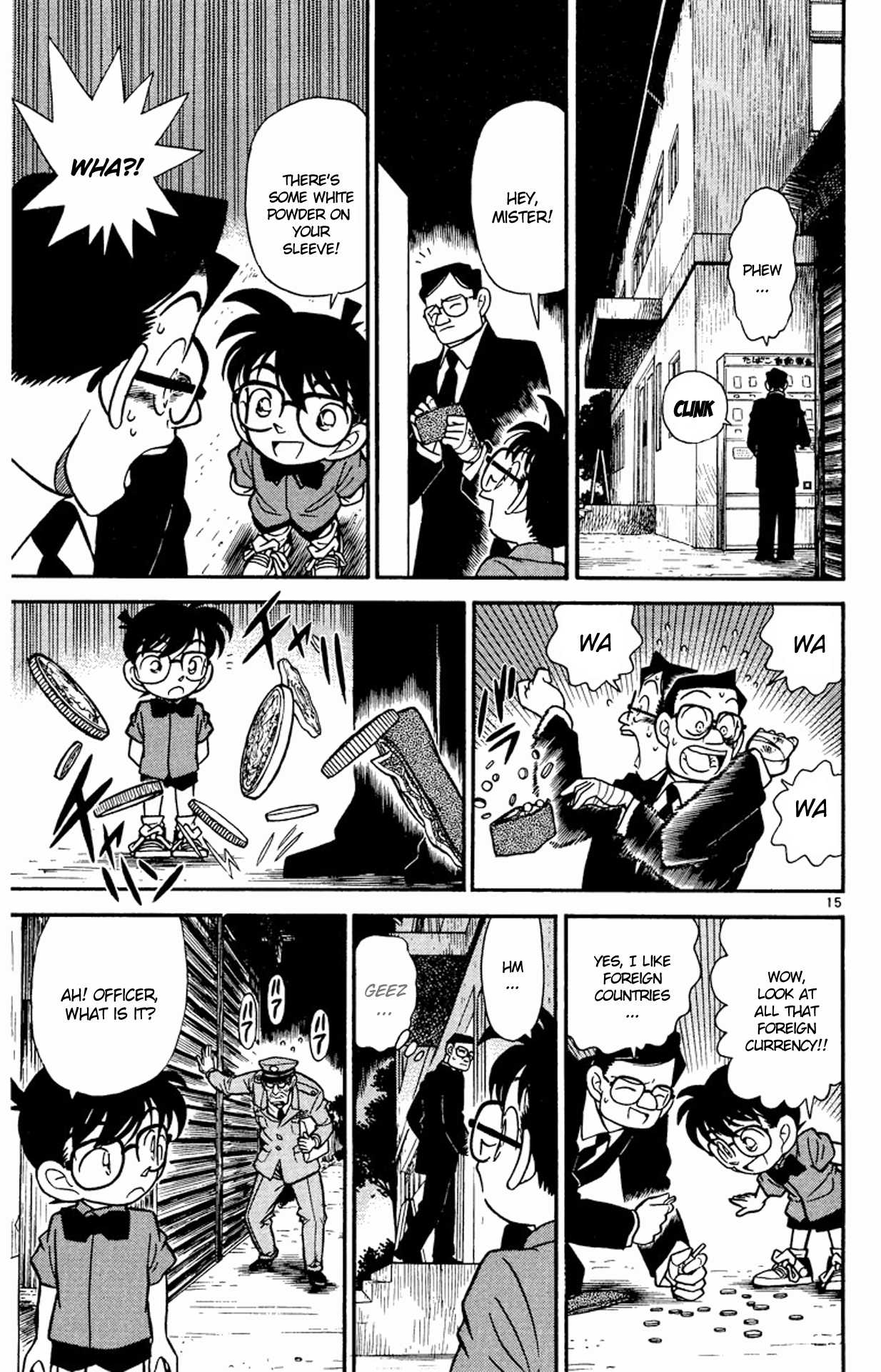 Detective Conan Chapter 66 page 16 - Chapter 66: The Blood-stained Button