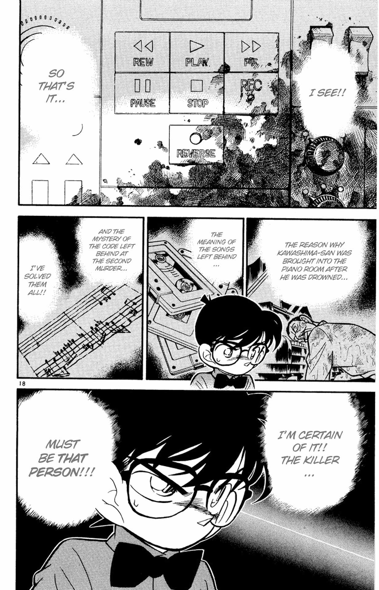 Detective Conan Chapter 66 page 19 - Chapter 66: The Blood-stained Button