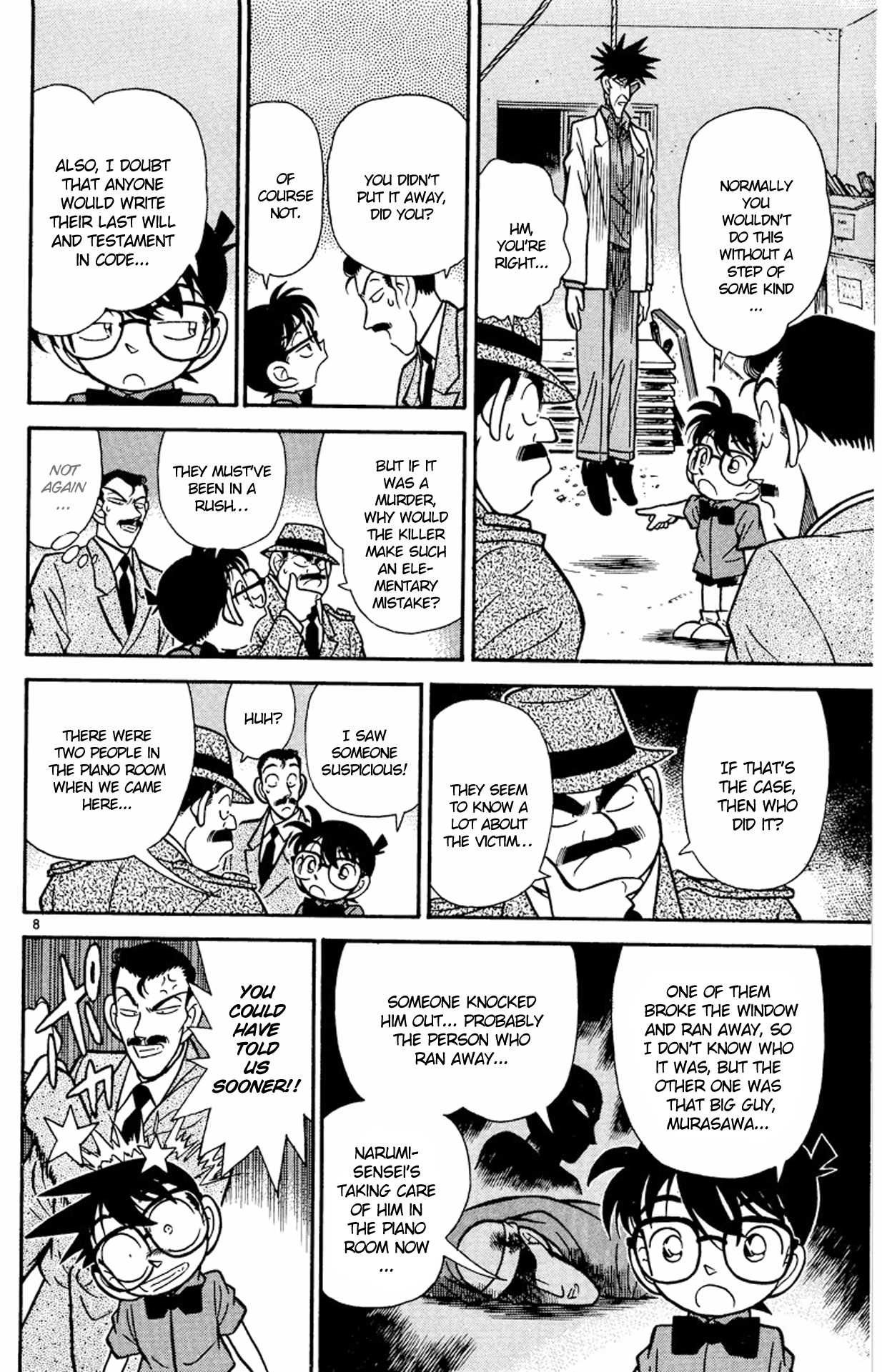 Detective Conan Chapter 66 page 9 - Chapter 66: The Blood-stained Button
