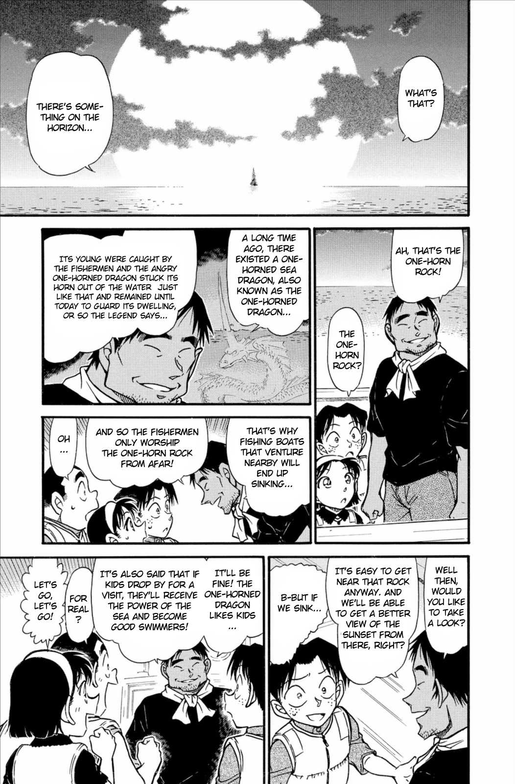 Detective Conan Chapter 664 page 10 - Chapter 664: The One-horn Rock