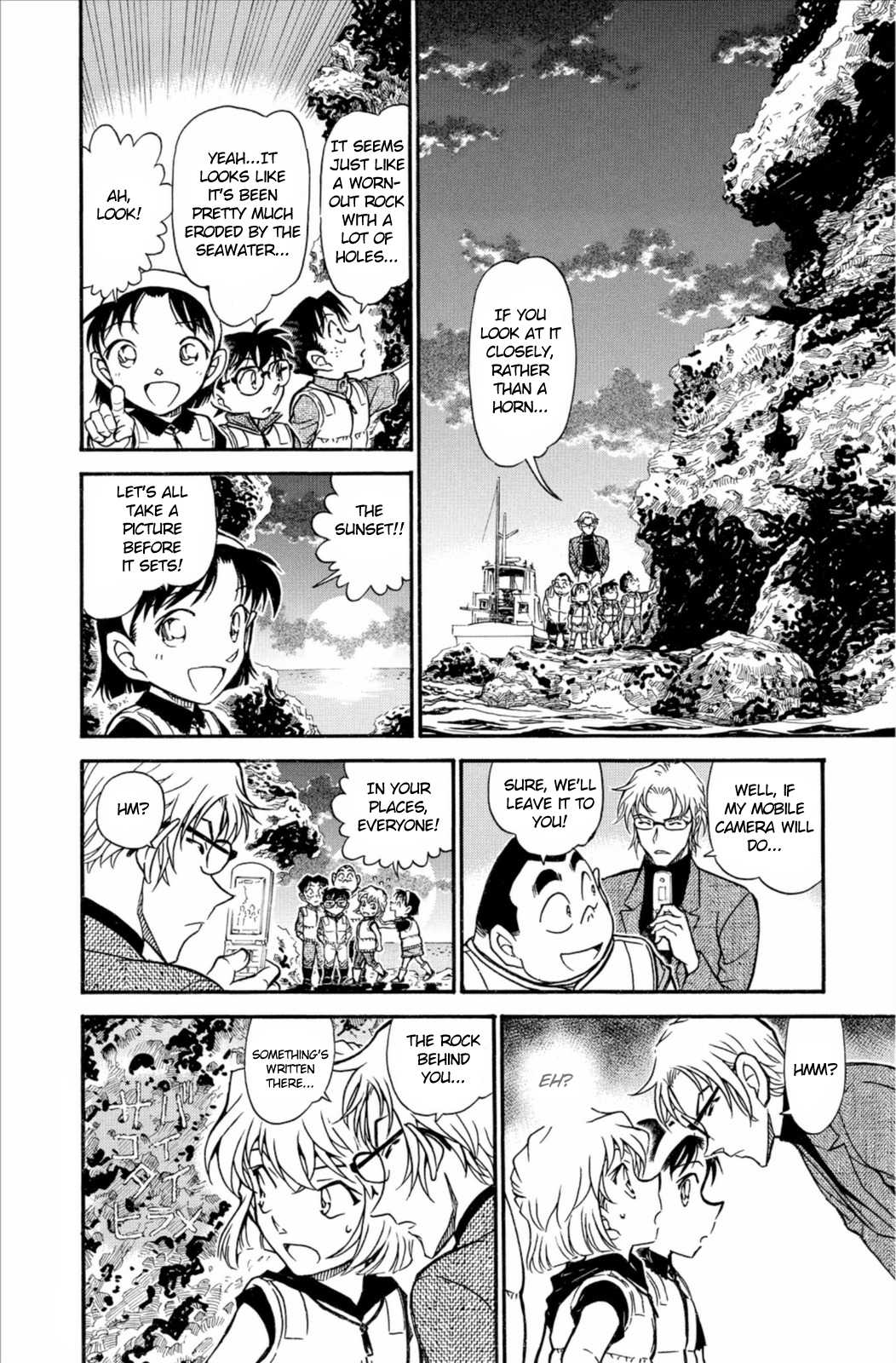 Detective Conan Chapter 664 page 13 - Chapter 664: The One-horn Rock