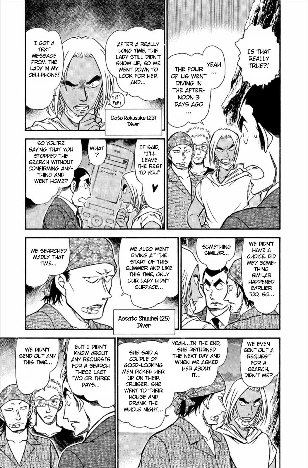 Detective Conan Chapter 665 page 10 - Chapter 665: Mackerel, Carp, Sea Bream, Flounder