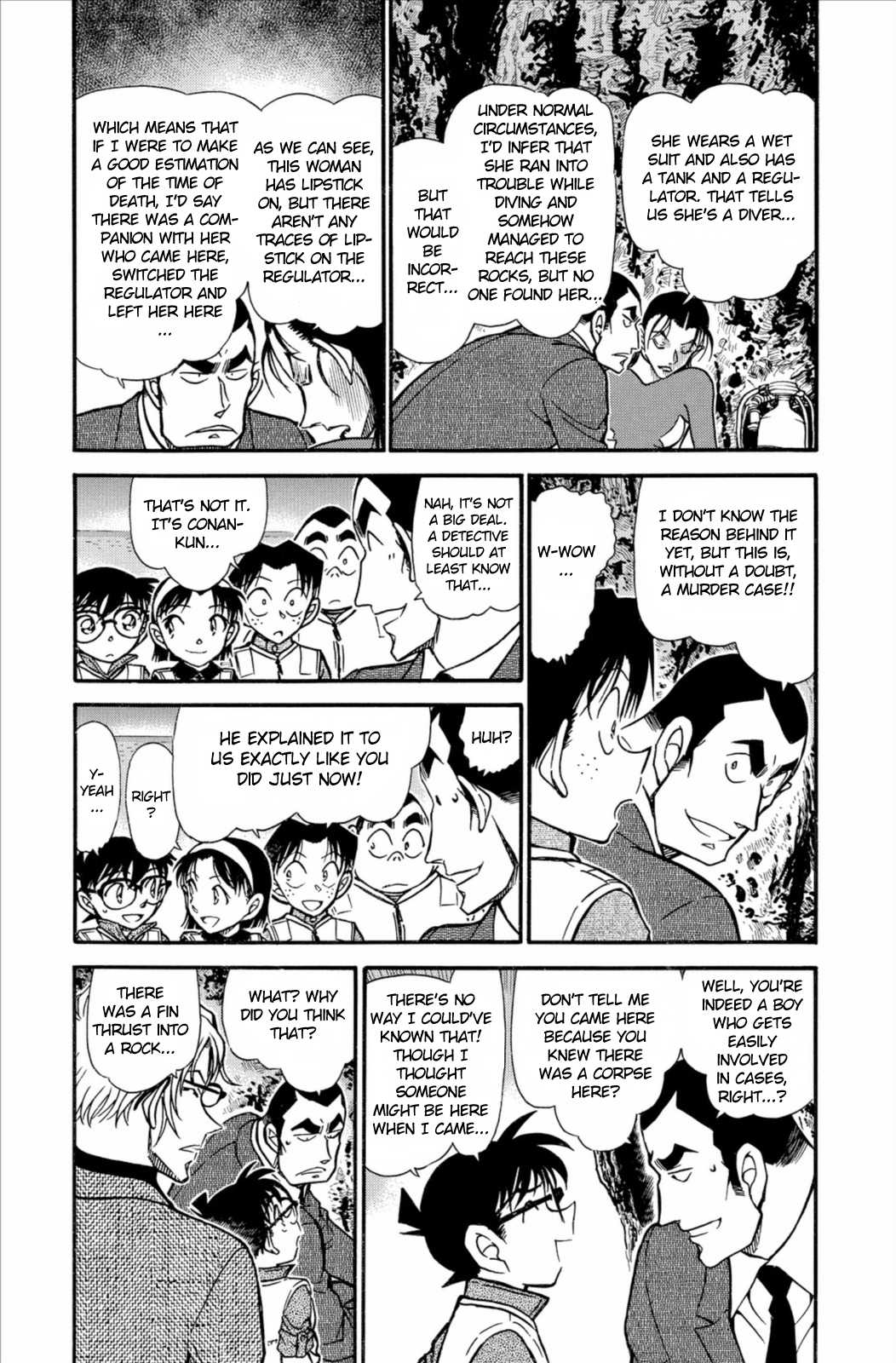 Detective Conan Chapter 665 page 4 - Chapter 665: Mackerel, Carp, Sea Bream, Flounder