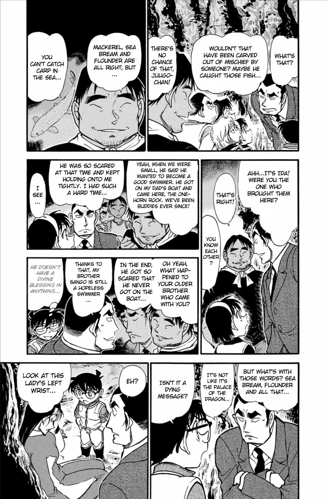 Detective Conan Chapter 665 page 6 - Chapter 665: Mackerel, Carp, Sea Bream, Flounder