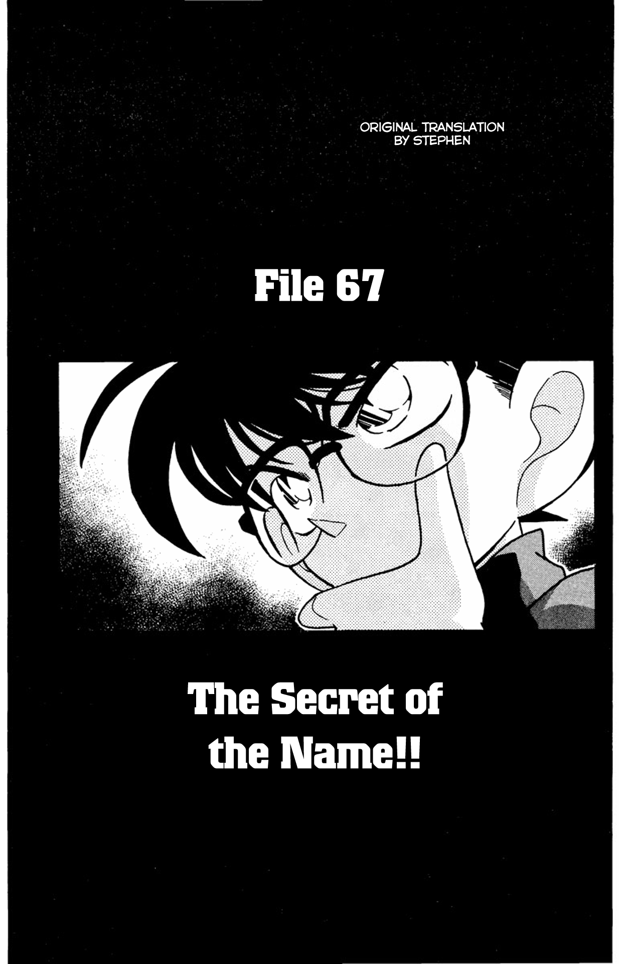Detective Conan Chapter 67 page 2 - Chapter 67: The Secret of the Name