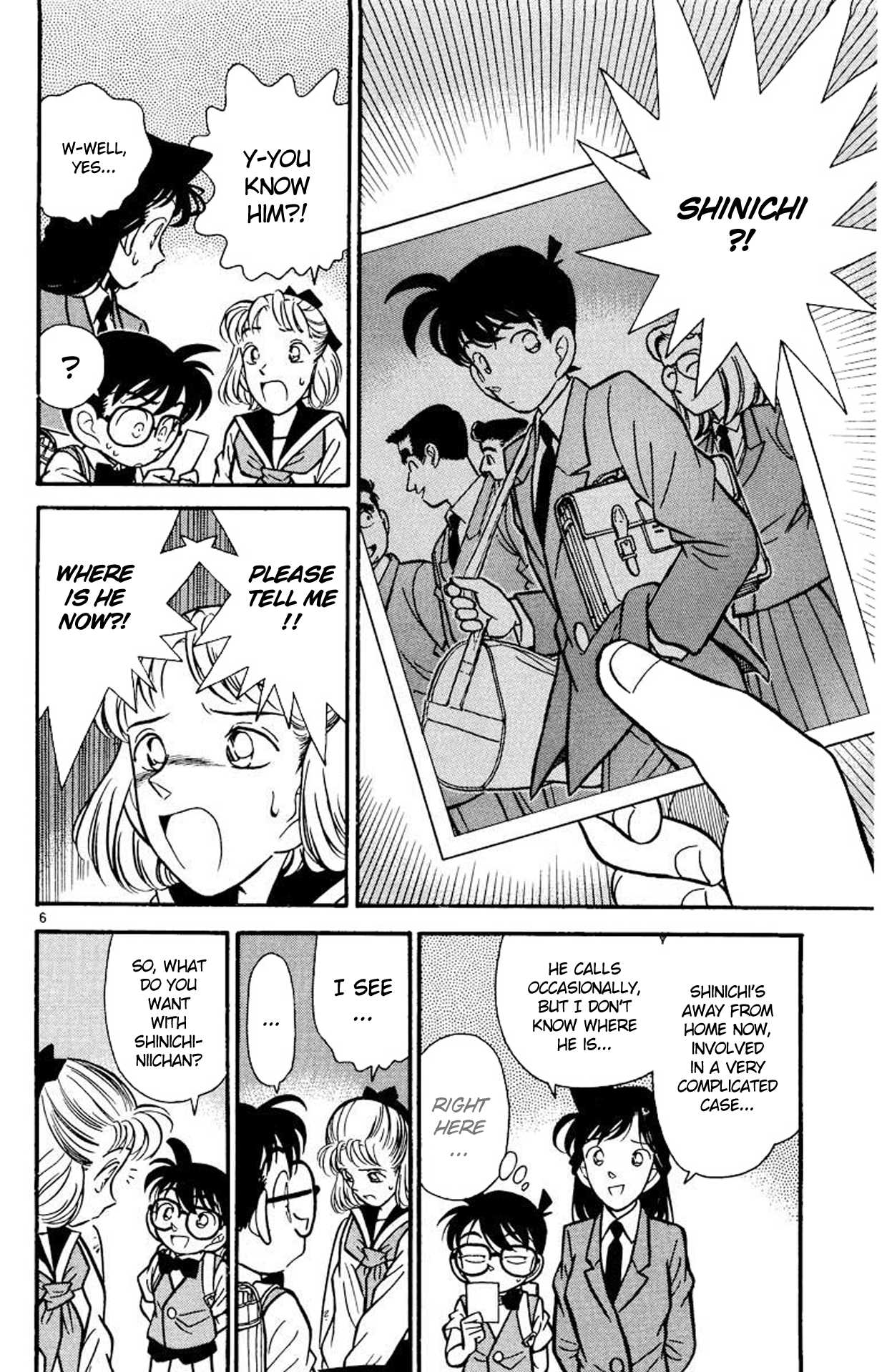 Detective Conan Chapter 68 page 7 - Chapter 68: Shinichi's Sweetheart!!