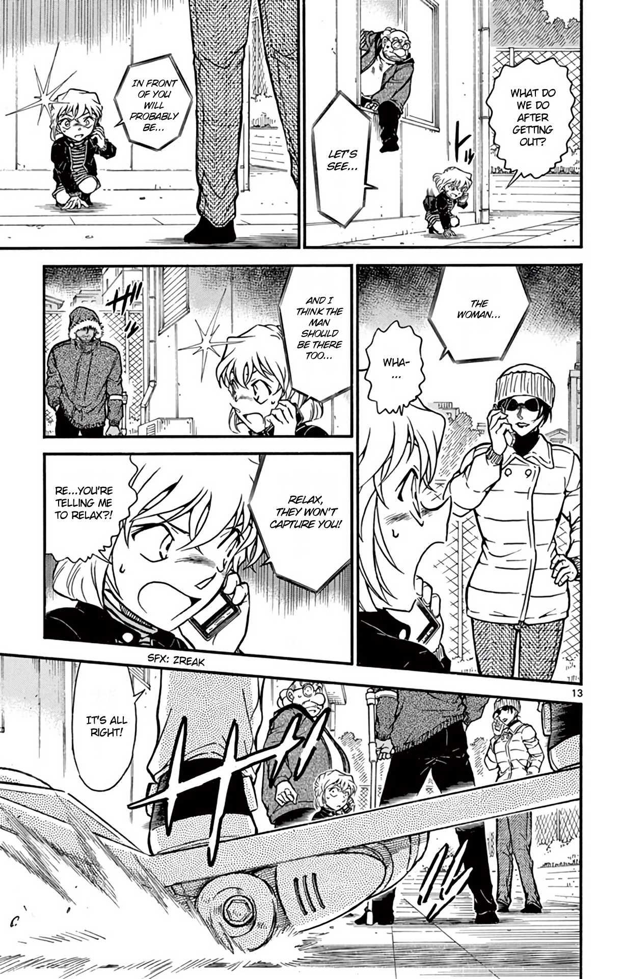 Detective Conan Chapter 681 page 14 - Chapter 681: Half-killed