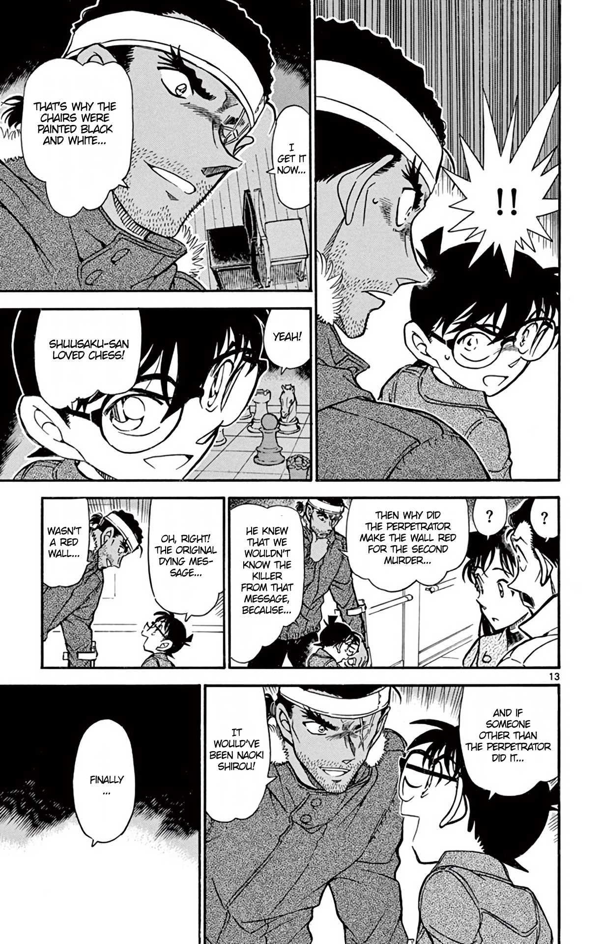 Detective Conan Chapter 685 page 14 - Chapter 685: Strong Chuutatsu Turns