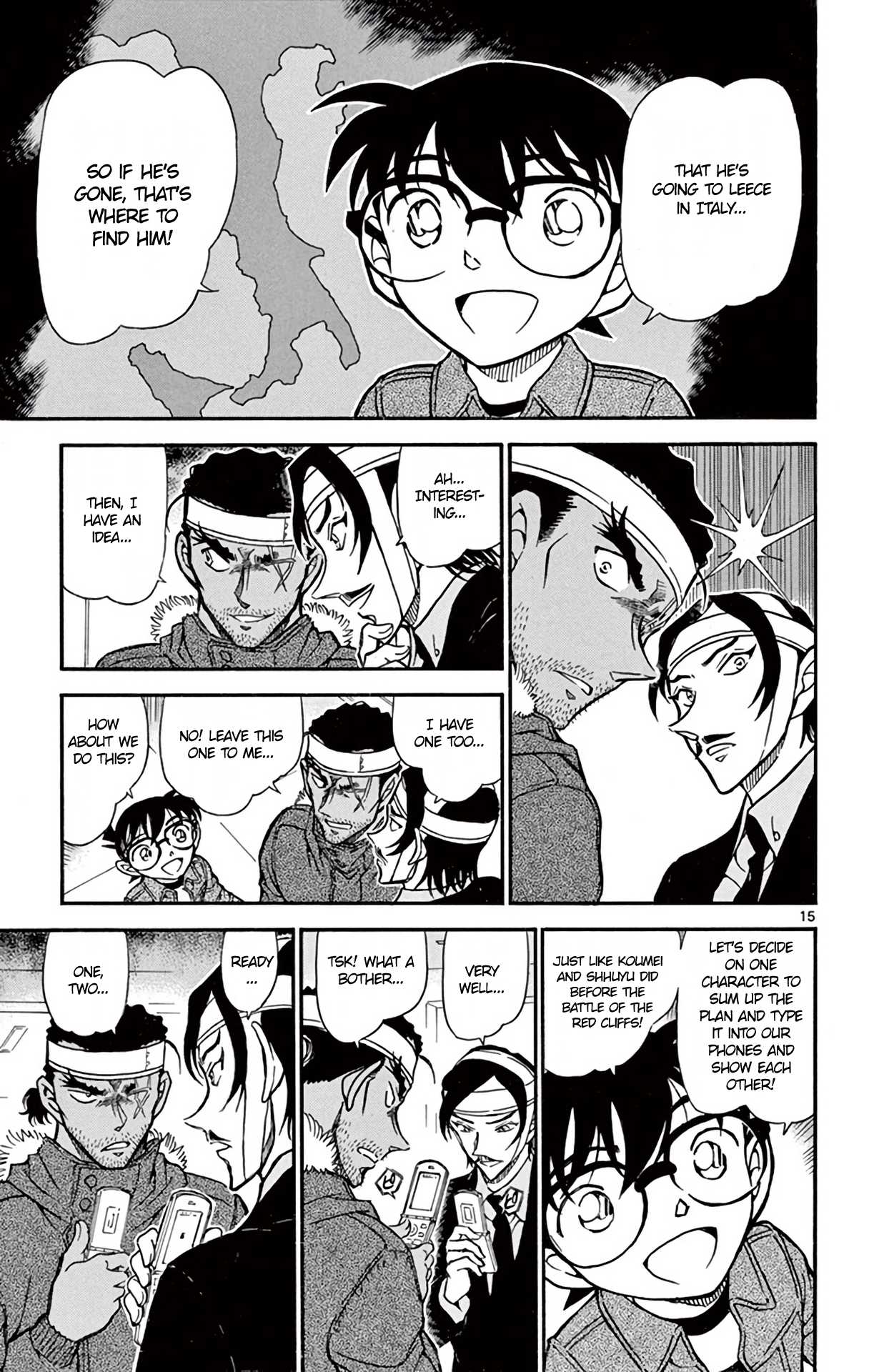 Detective Conan Chapter 685 page 16 - Chapter 685: Strong Chuutatsu Turns