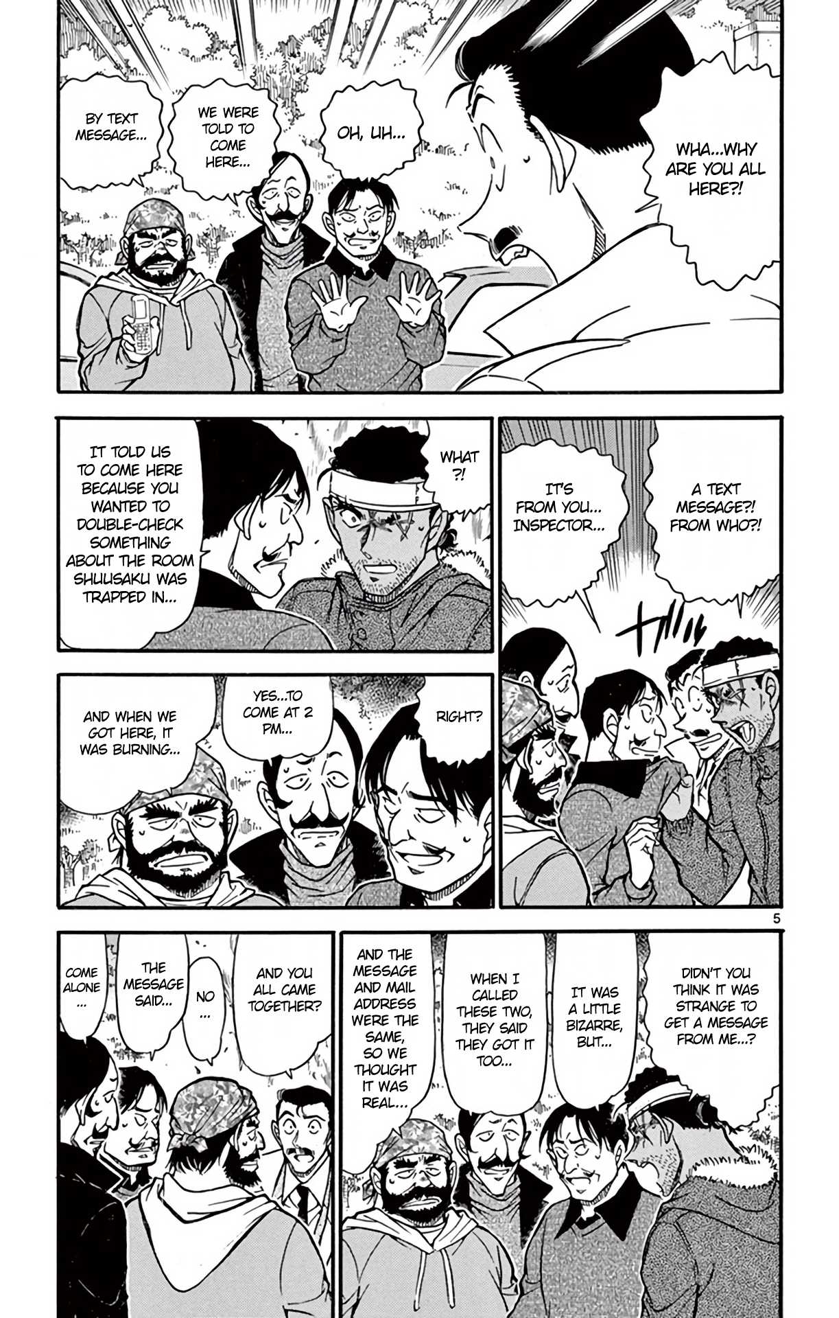 Detective Conan Chapter 685 page 6 - Chapter 685: Strong Chuutatsu Turns