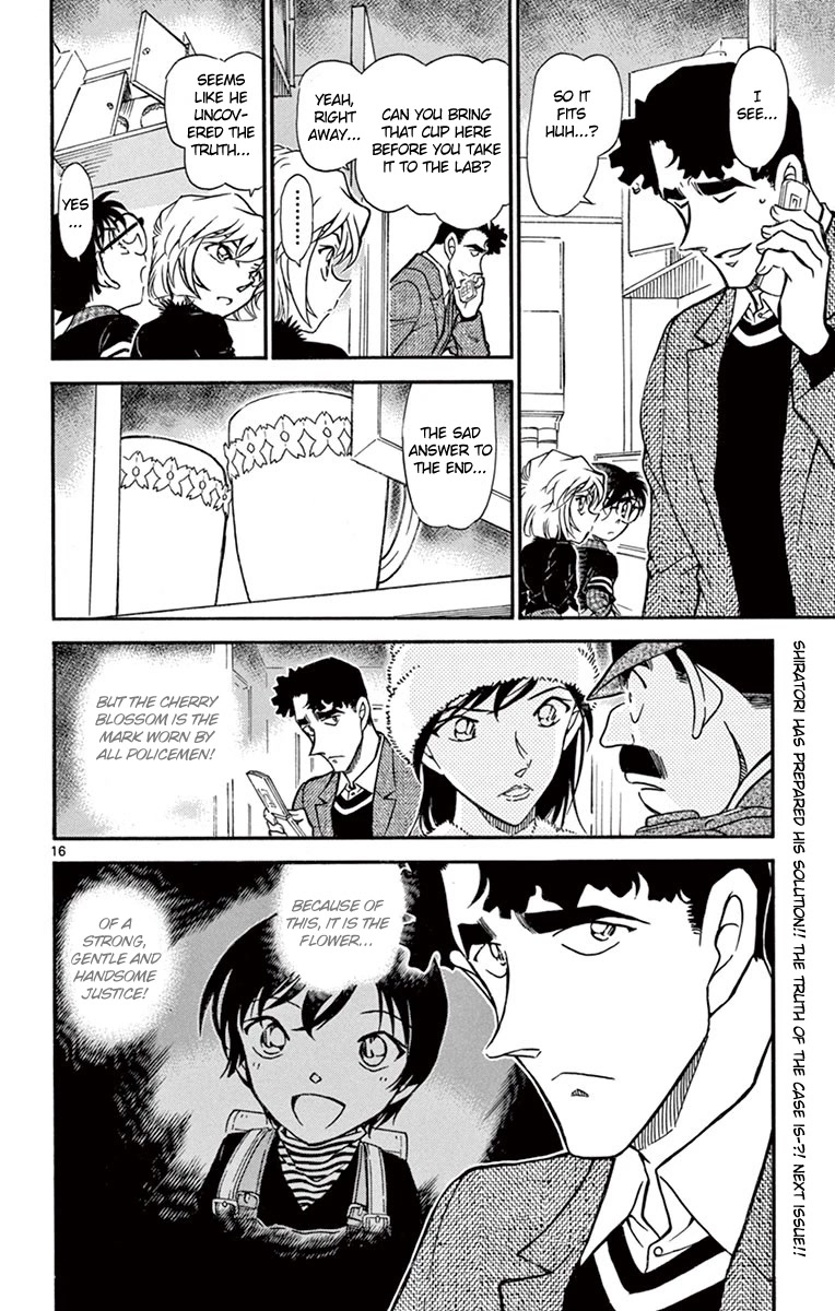 Detective Conan Chapter 688 page 17 - Chapter 688: Falling Sakura