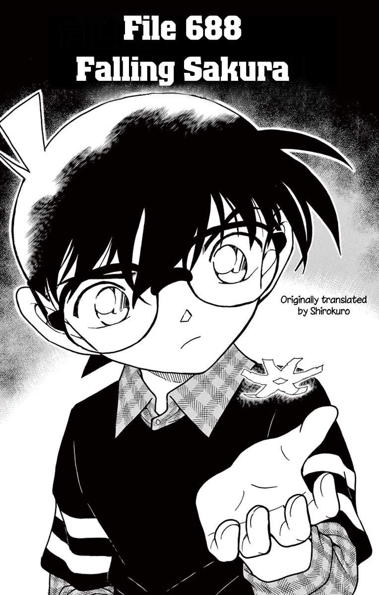 Detective Conan Chapter 688 page 2 - Chapter 688: Falling Sakura