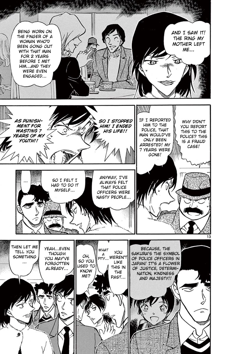 Detective Conan Chapter 689 page 14 - Chapter 689: Blooming Sakura