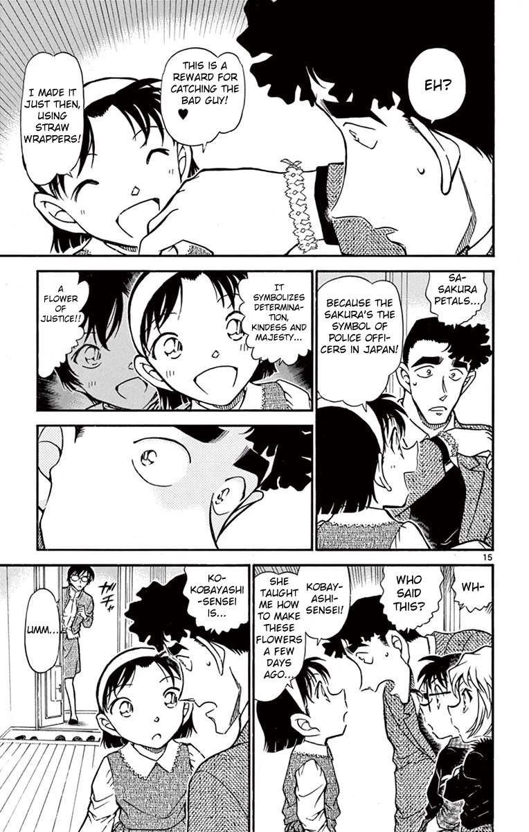 Detective Conan Chapter 689 page 16 - Chapter 689: Blooming Sakura
