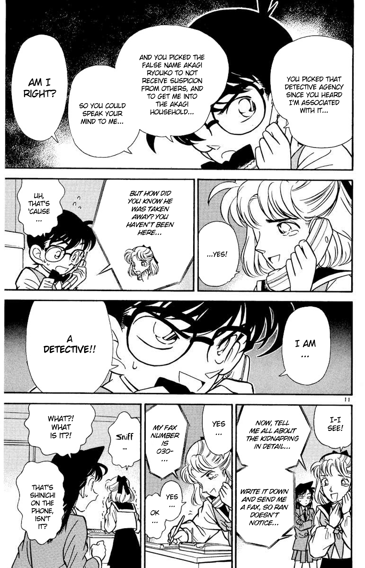 Detective Conan Chapter 69 page 11 - Chapter 69: Meitantei Ran?!