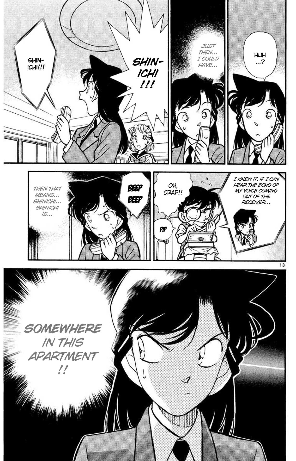 Detective Conan Chapter 69 page 13 - Chapter 69: Meitantei Ran?!