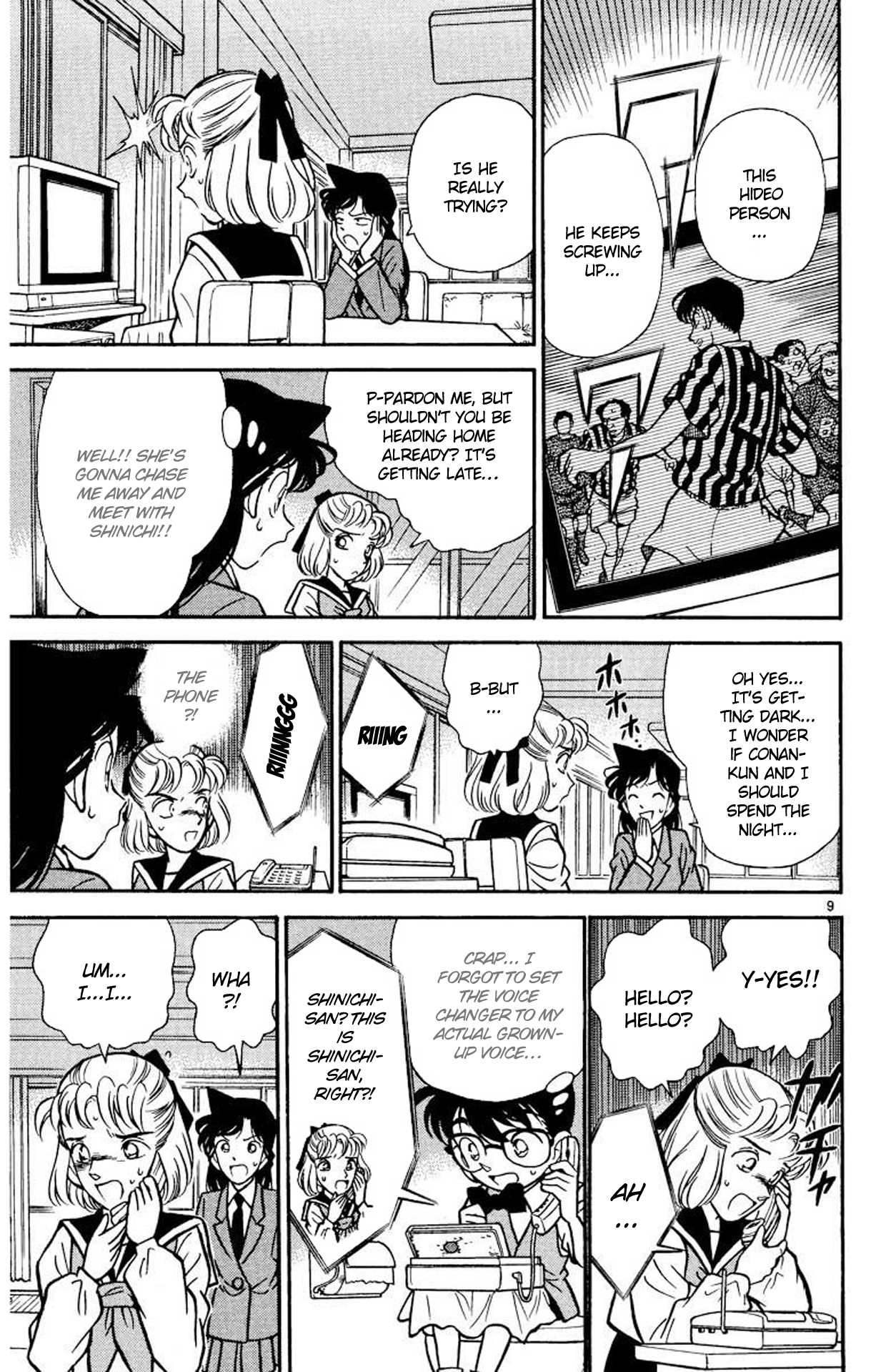 Detective Conan Chapter 69 page 9 - Chapter 69: Meitantei Ran?!