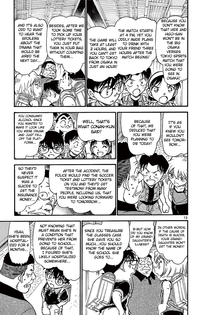 Detective Conan Chapter 699 page 14 - Chapter 699: Tomorrow Is There