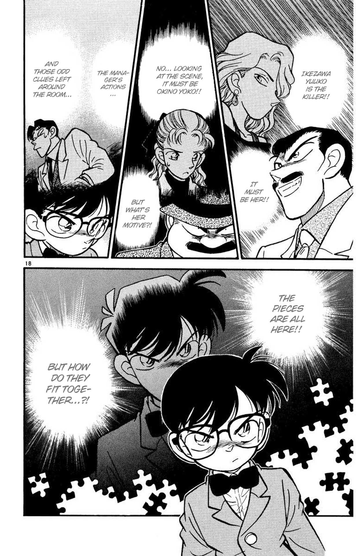 Detective Conan Chapter 7 page 18 - Chapter 7: The Bloody Idol