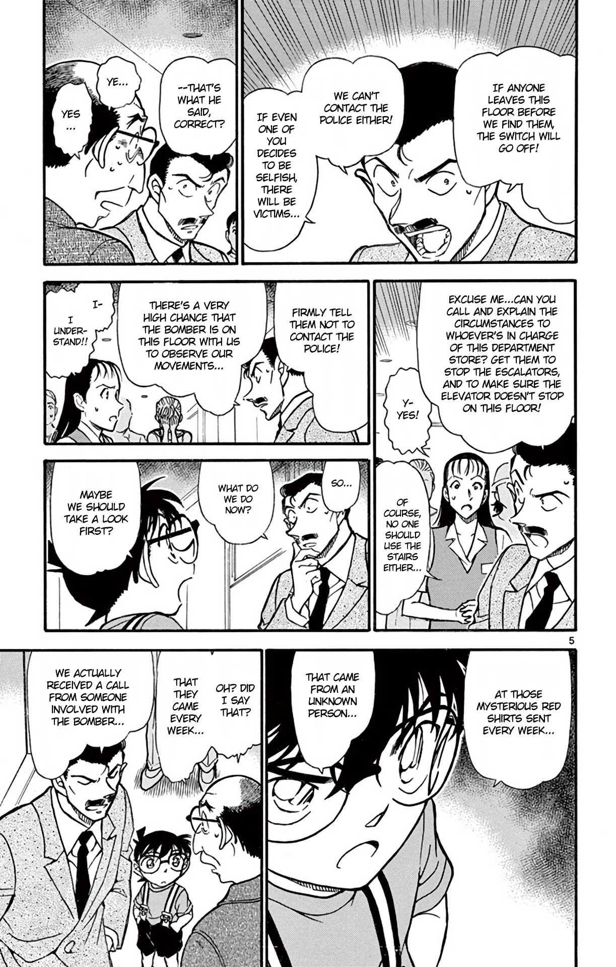 Detective Conan Chapter 701 page 6 - Chapter 701: What Red & Number 13 Indicate