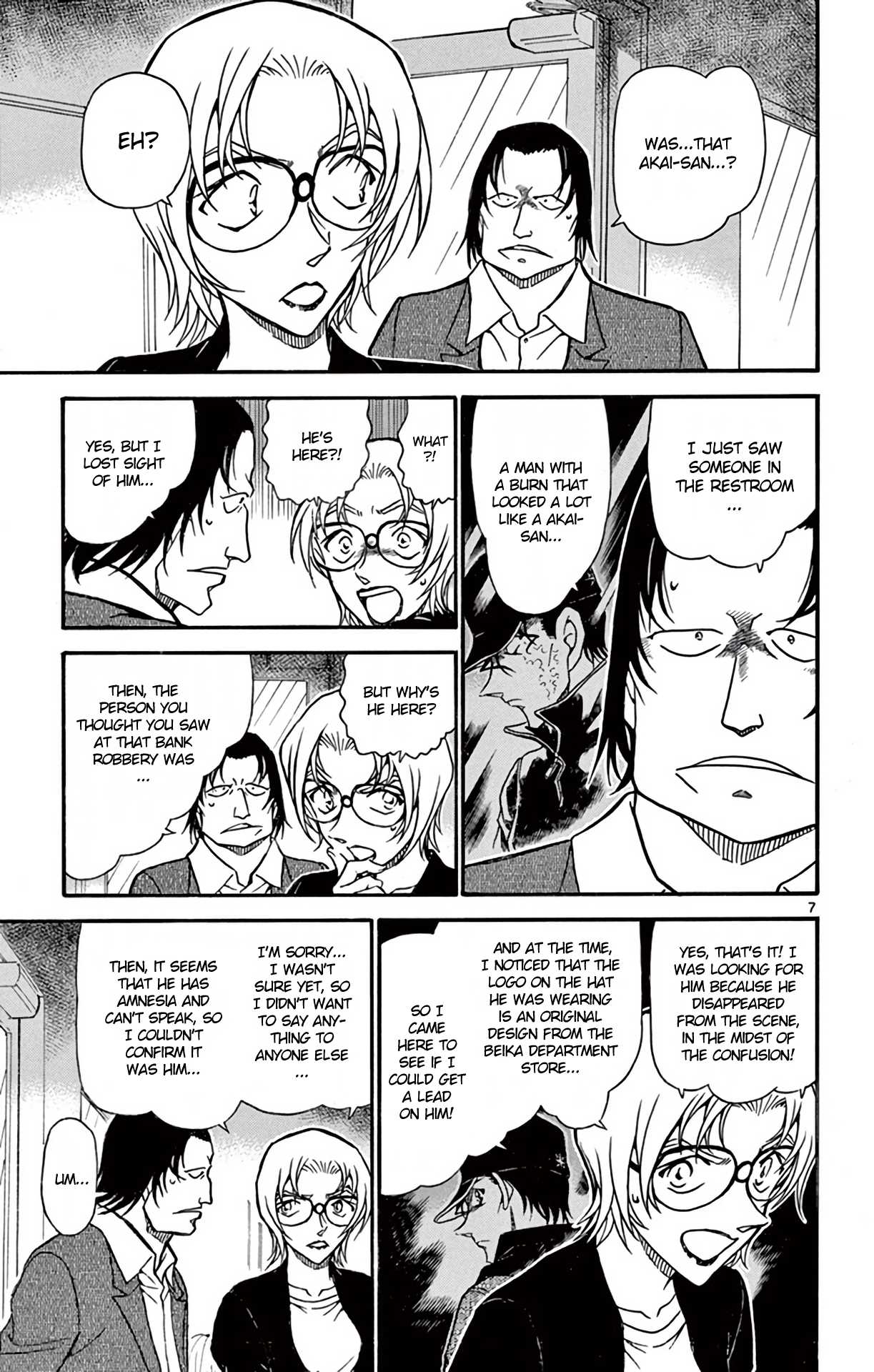 Detective Conan Chapter 701 page 8 - Chapter 701: What Red & Number 13 Indicate