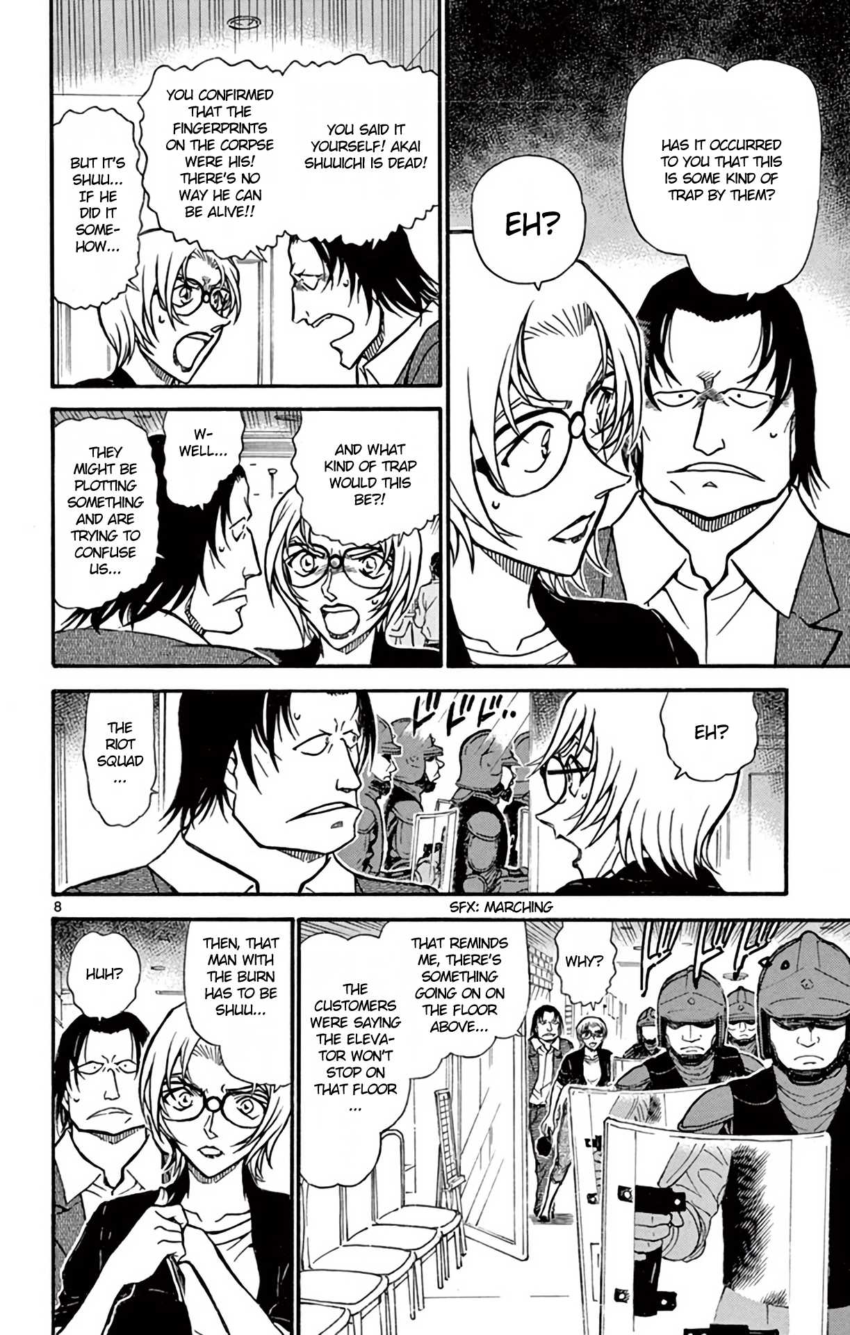 Detective Conan Chapter 701 page 9 - Chapter 701: What Red & Number 13 Indicate