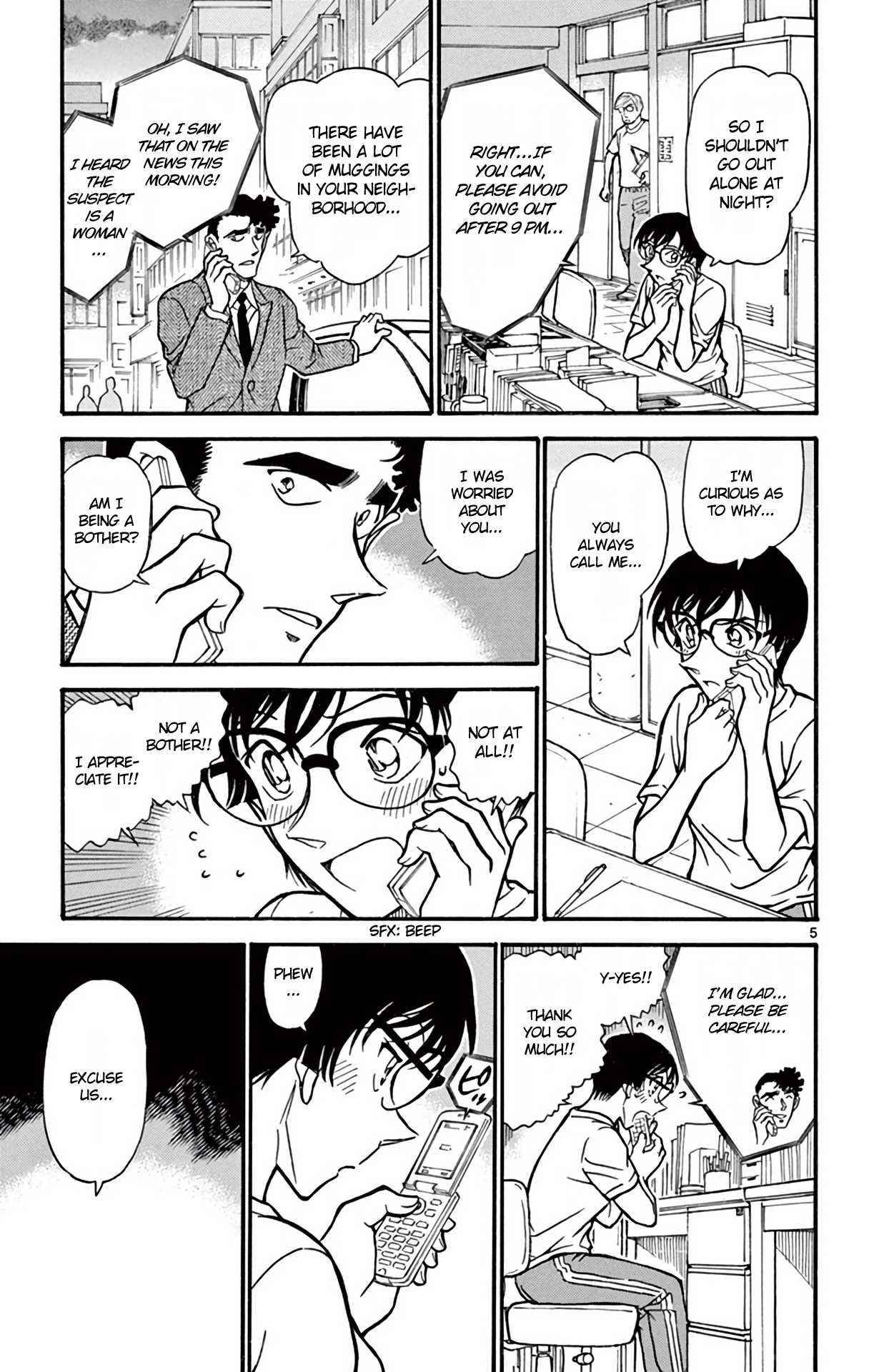 Detective Conan Chapter 705 page 6 - Chapter 705: Kobayashi-sensei's Love