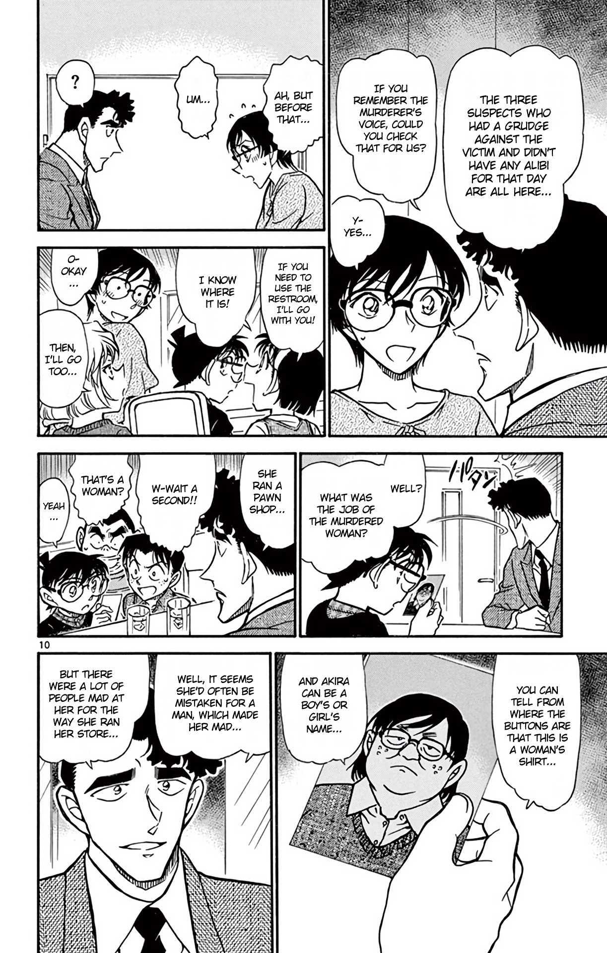 Detective Conan Chapter 706 page 11 - Chapter 706: Kobayashi-sensei's Misunderstanding